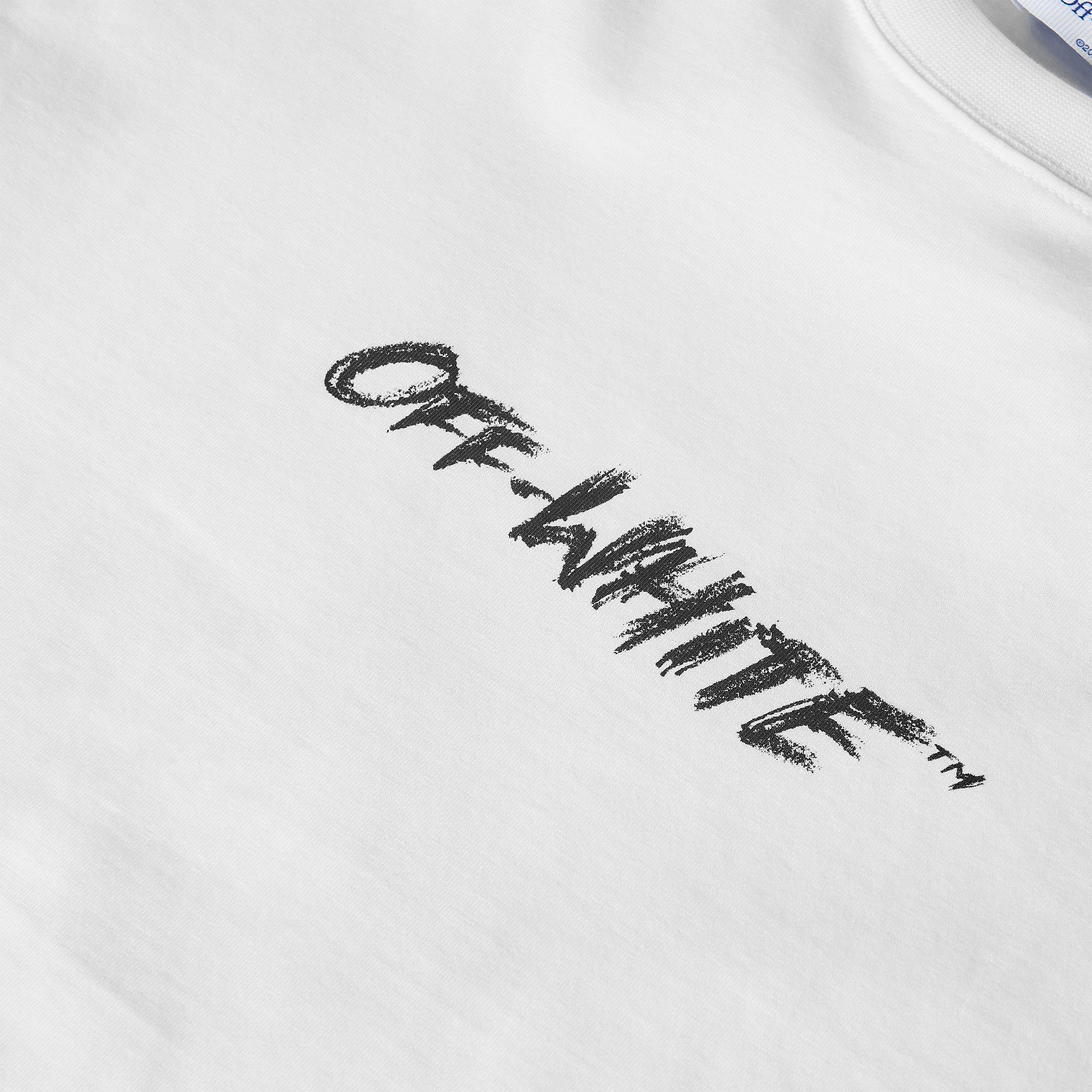 White - Off White - Men's Slim Fit T-Shirt - 5
