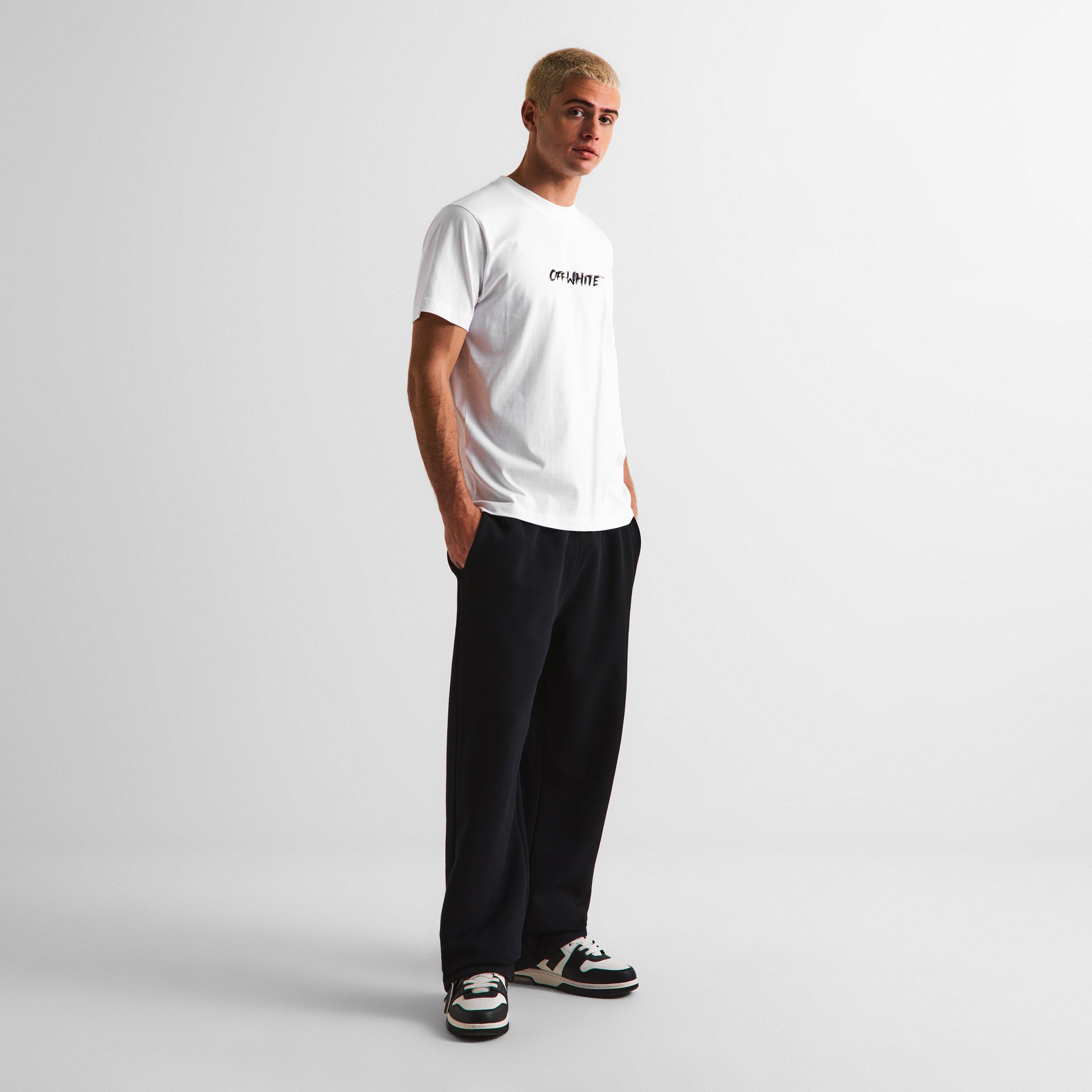 White - Off White - Men's Slim Fit T-Shirt - 6