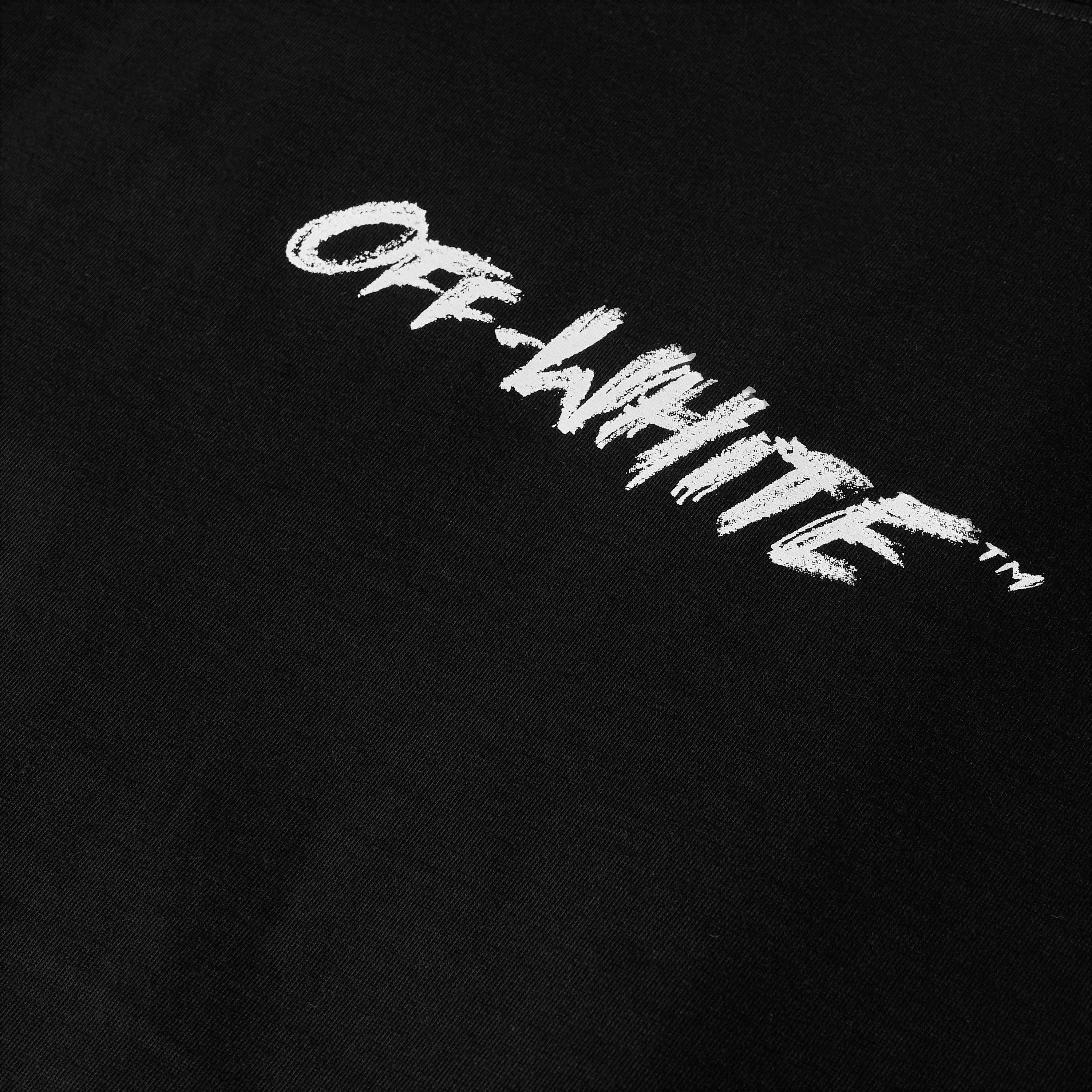 Black - Off White - Men's Slim Fit T-Shirt - 3