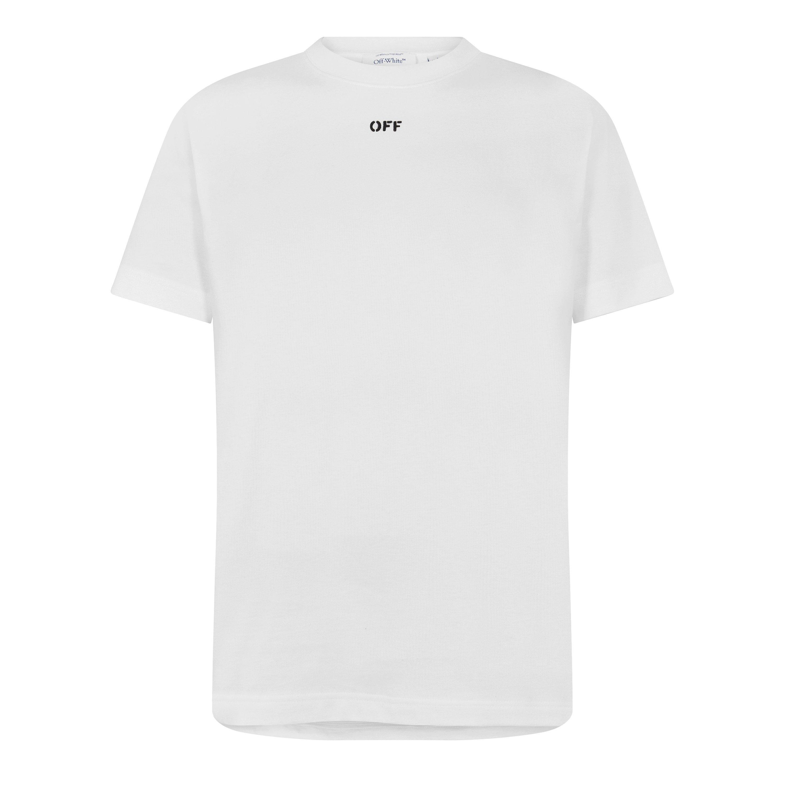 Off White Men's Slim Fit T-Shirt - S