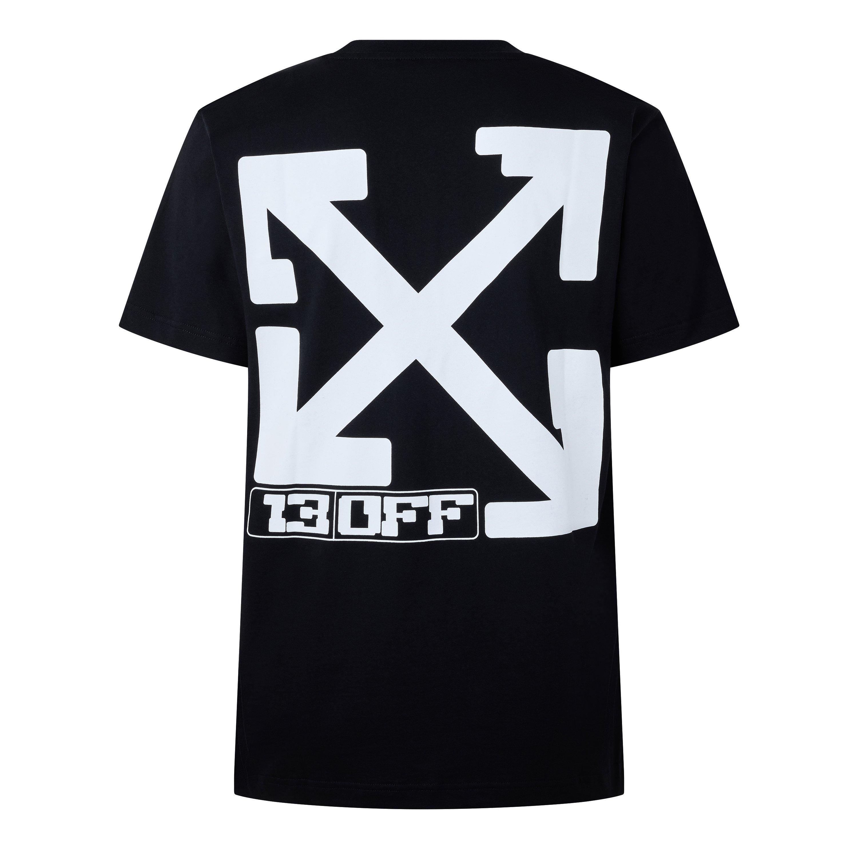 Black - Off White - Men's Slim Fit T-Shirt - 2