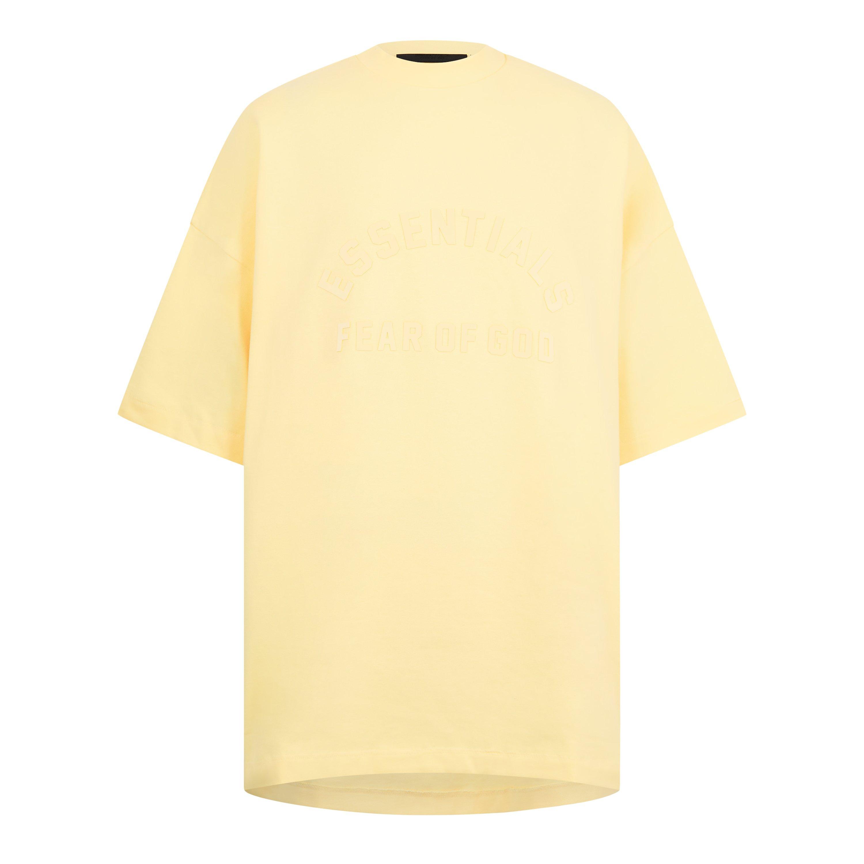 Fear Of God Essentials Men's T-Shirt - Garden Yellow - Large