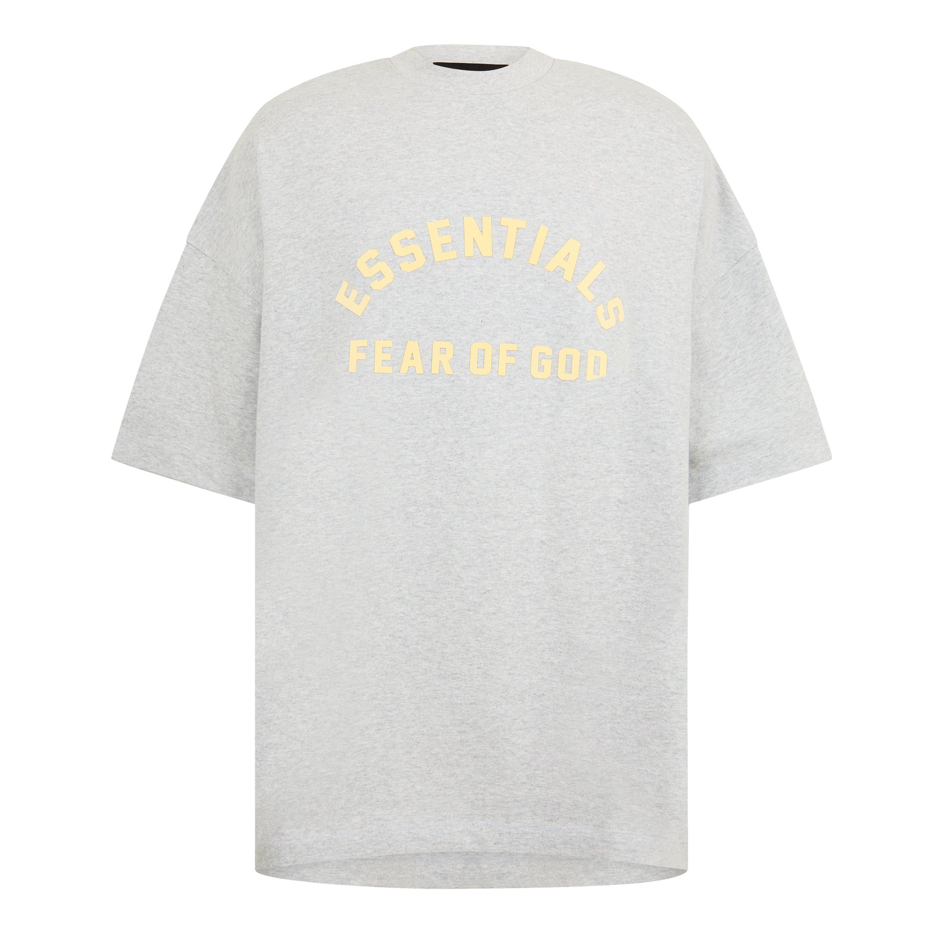 Fear Of God Essentials Men's T-Shirt - Light Hthr Grey - X Large