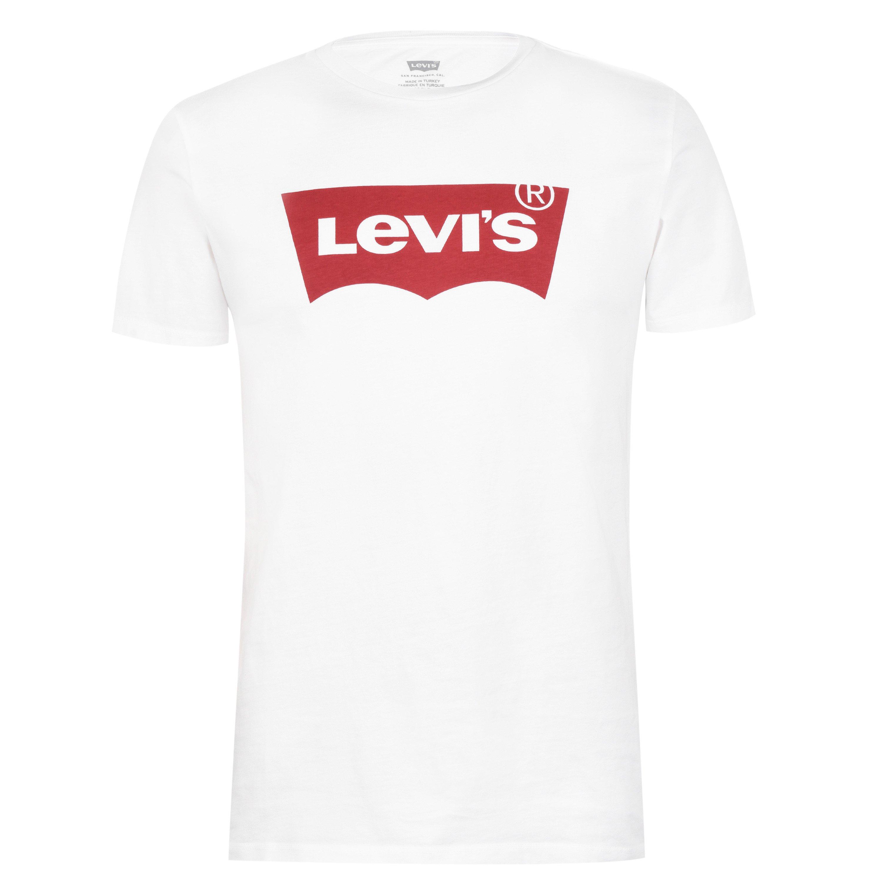 Levis Men's Batwing T Shirt - White - XL