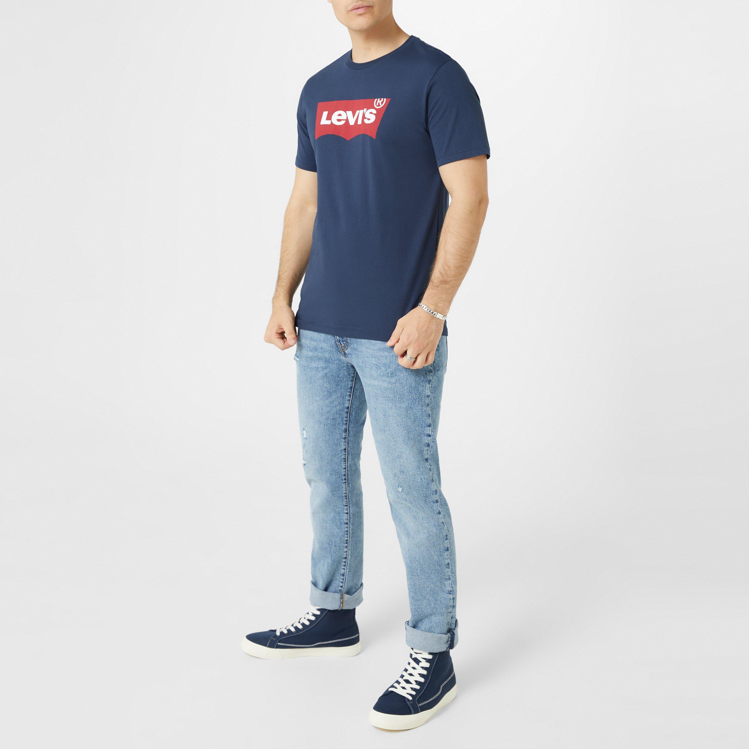 Navy - Levis - Batwing T Shirt - 3