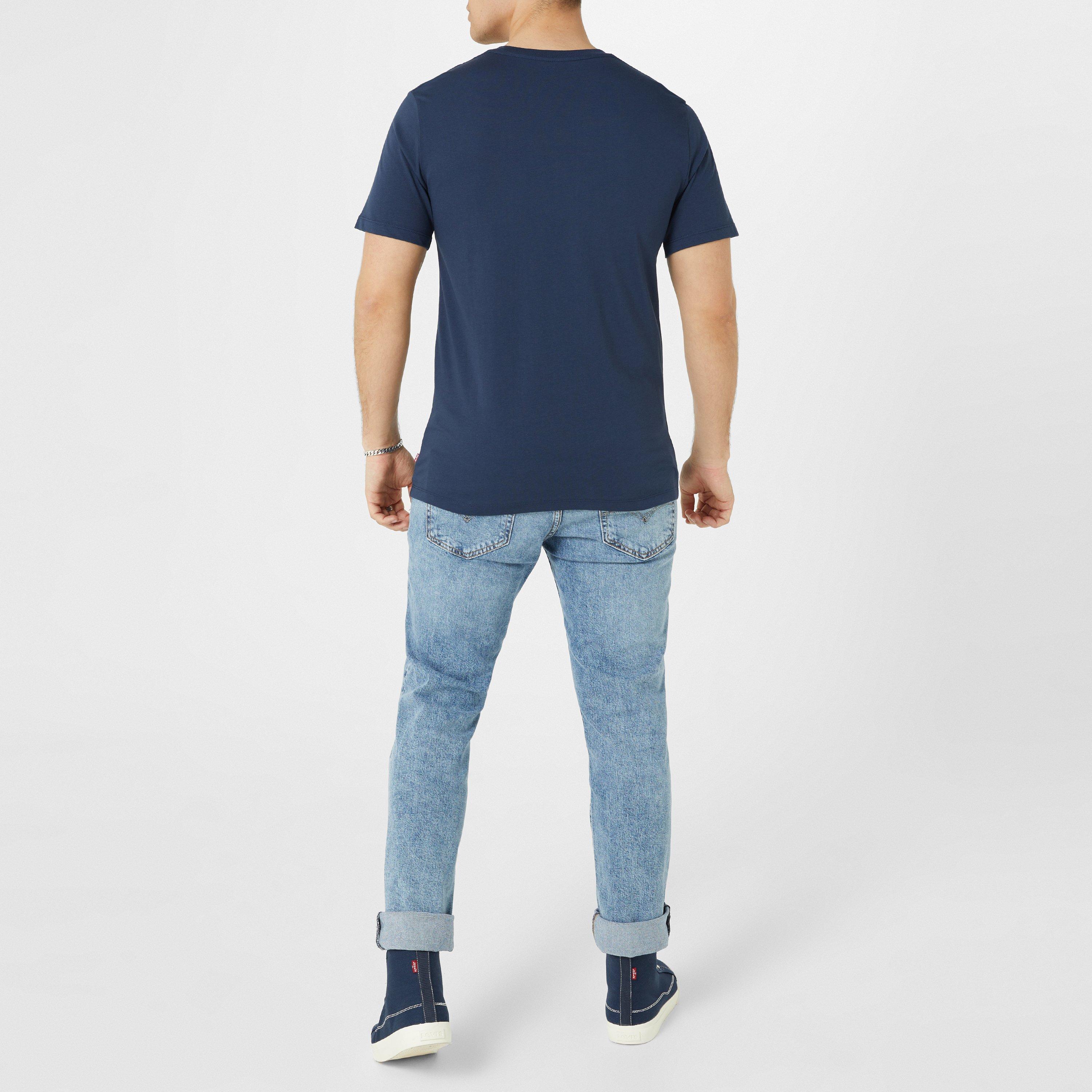 Navy - Levis - Batwing T Shirt - 4