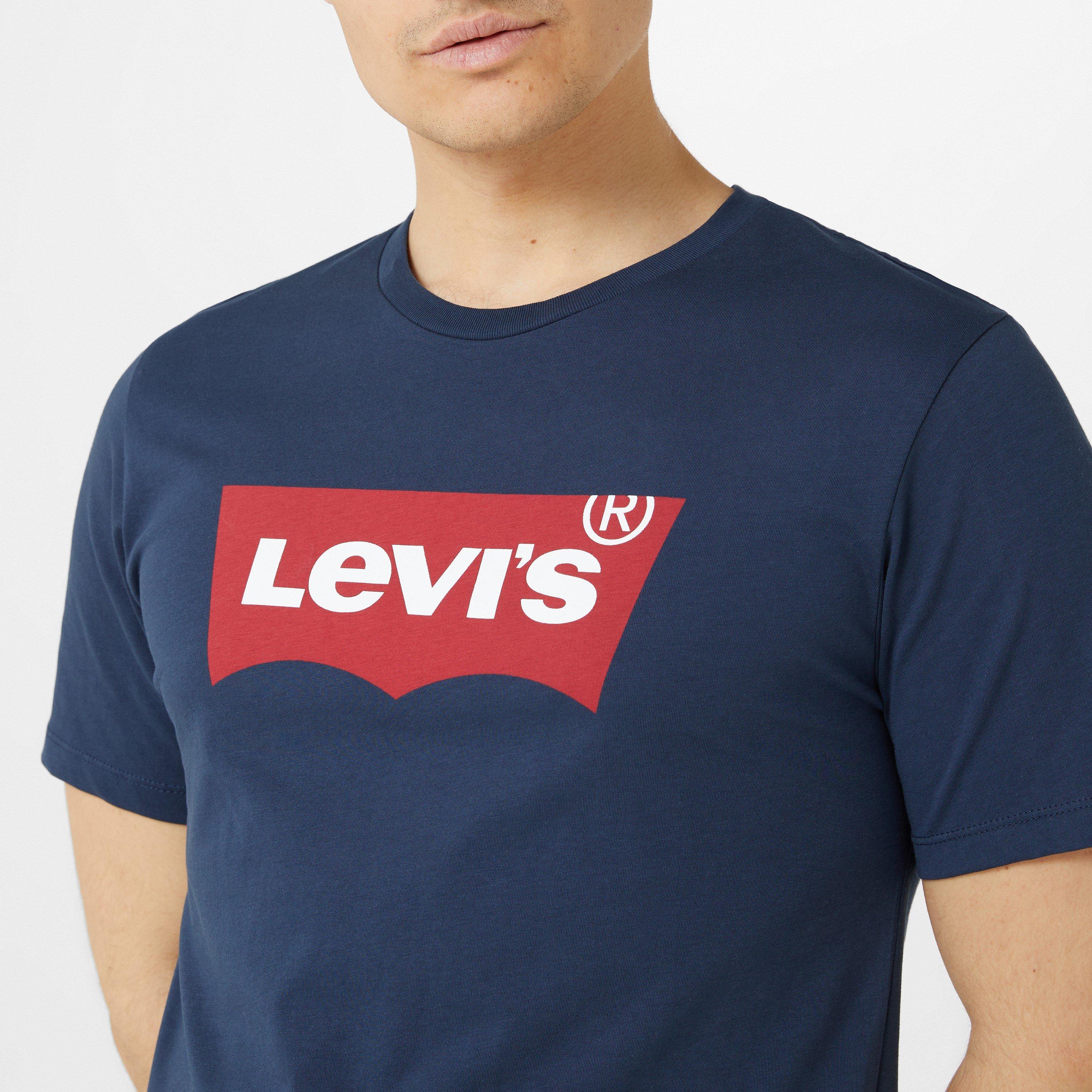 Navy - Levis - Batwing T Shirt - 5