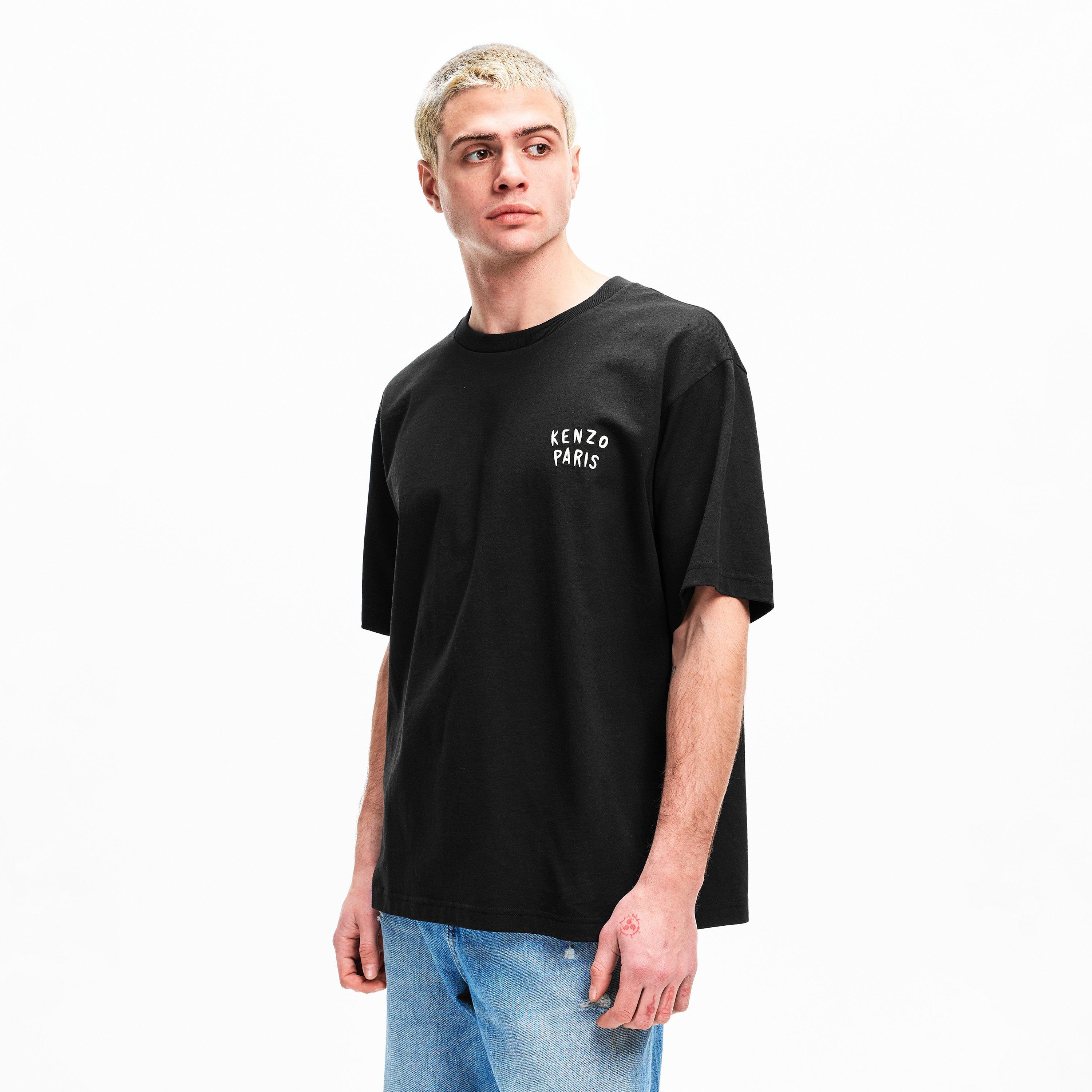 Black - Kenzo - Men's Boke Heart T-Shirt - 3