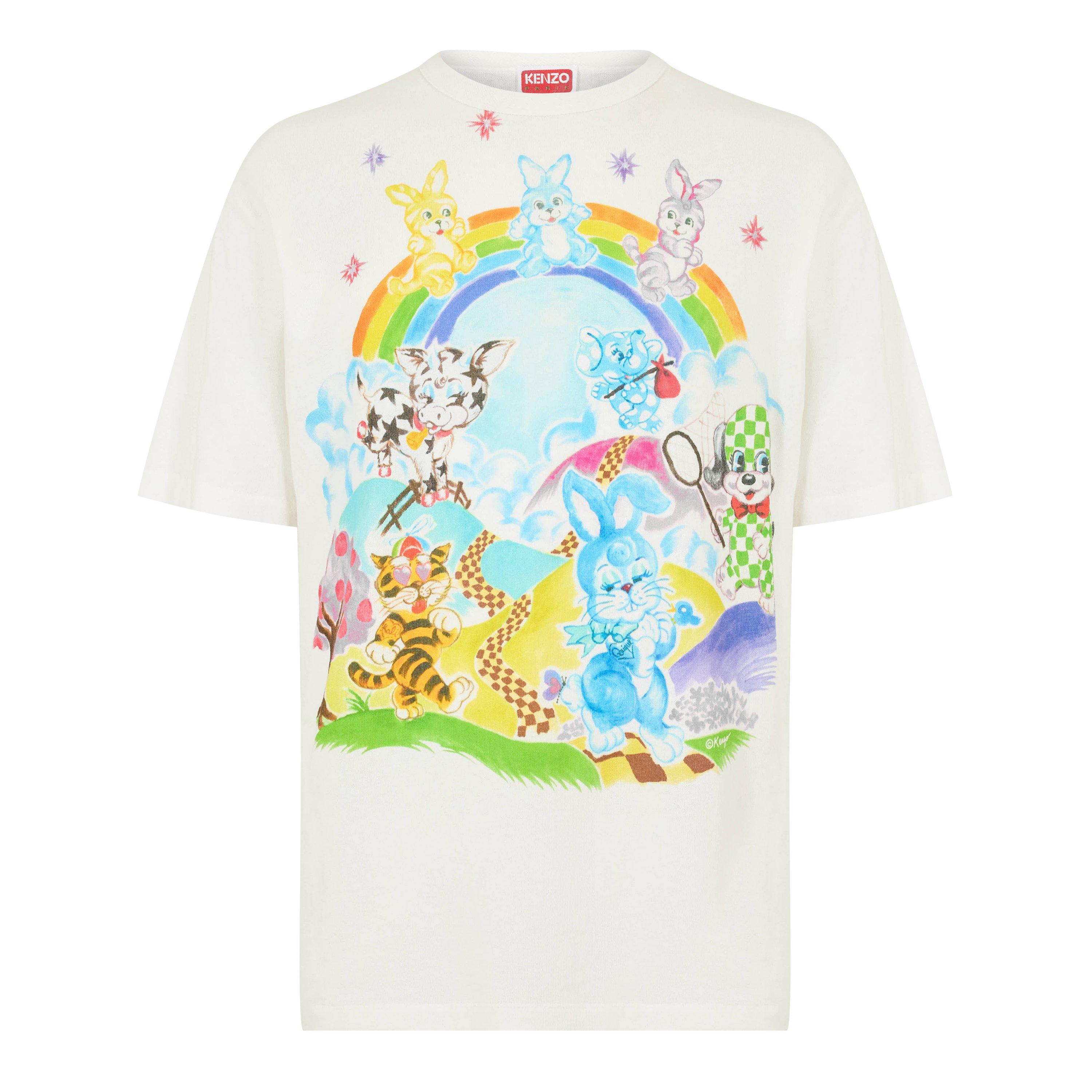 Kenzo Men's T-Shirt - Off White - M