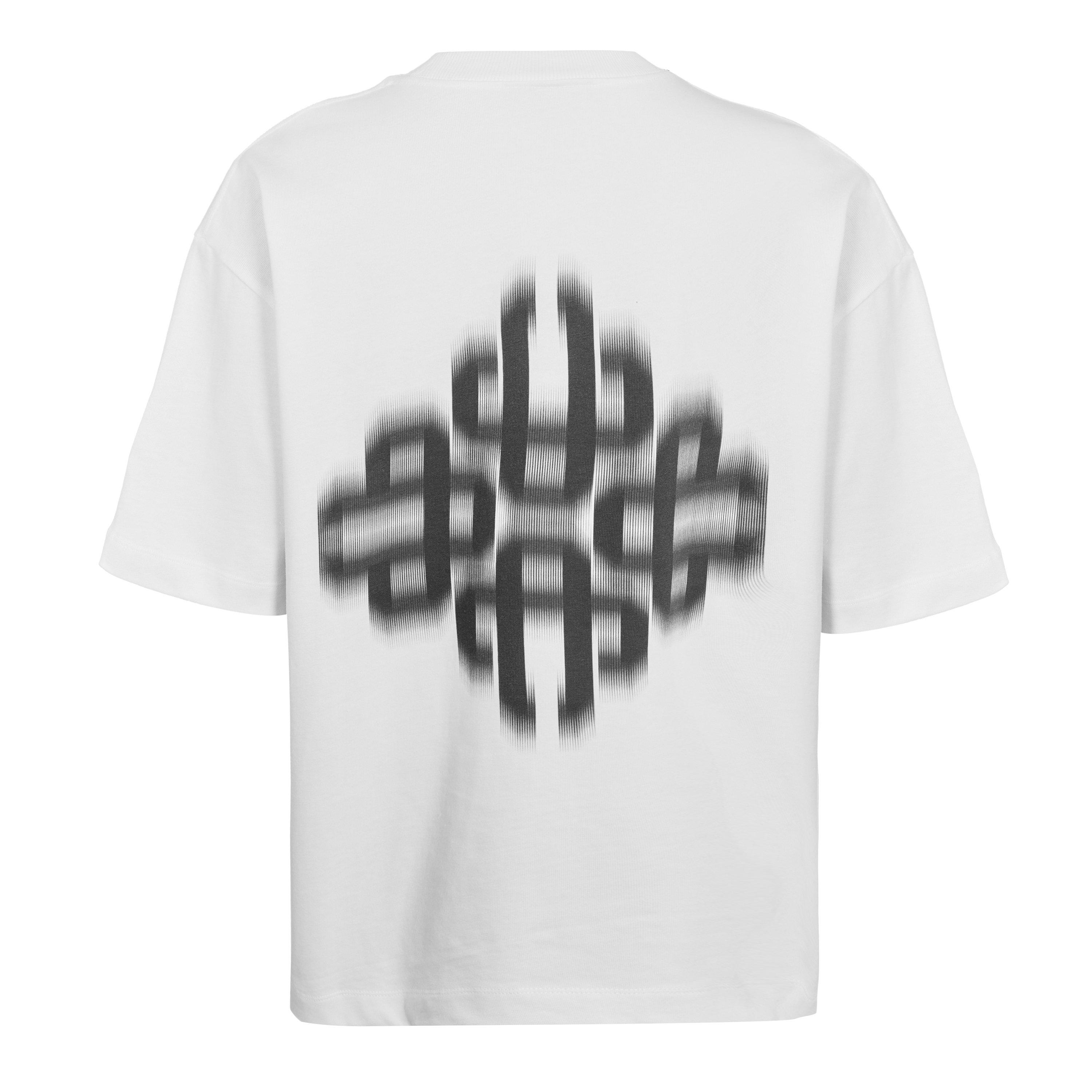 White/Black - The Couture Club - Couture Blurred Tee Sn00 - 2
