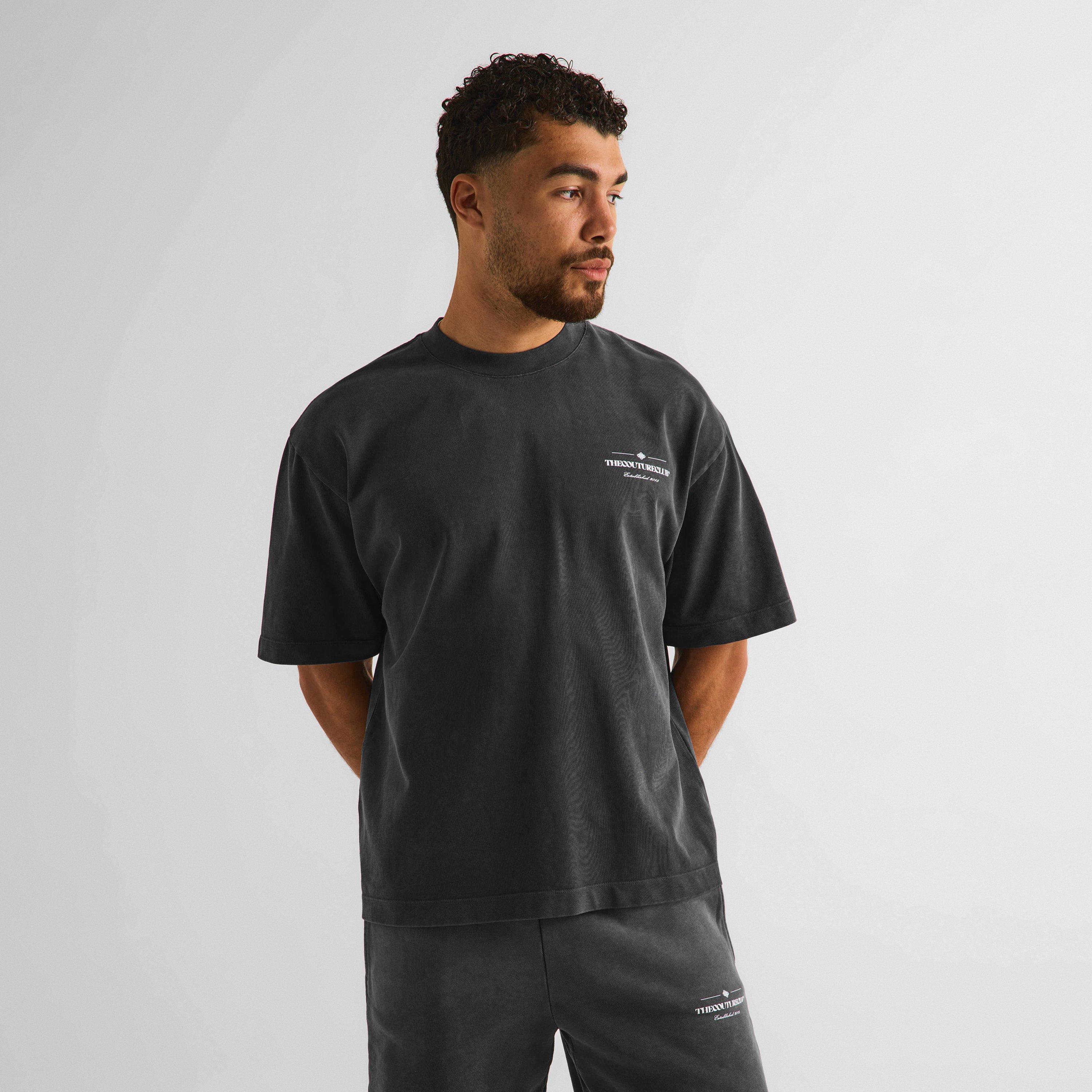 Black - The Couture Club - Men's Oversized T-Shirt - 3