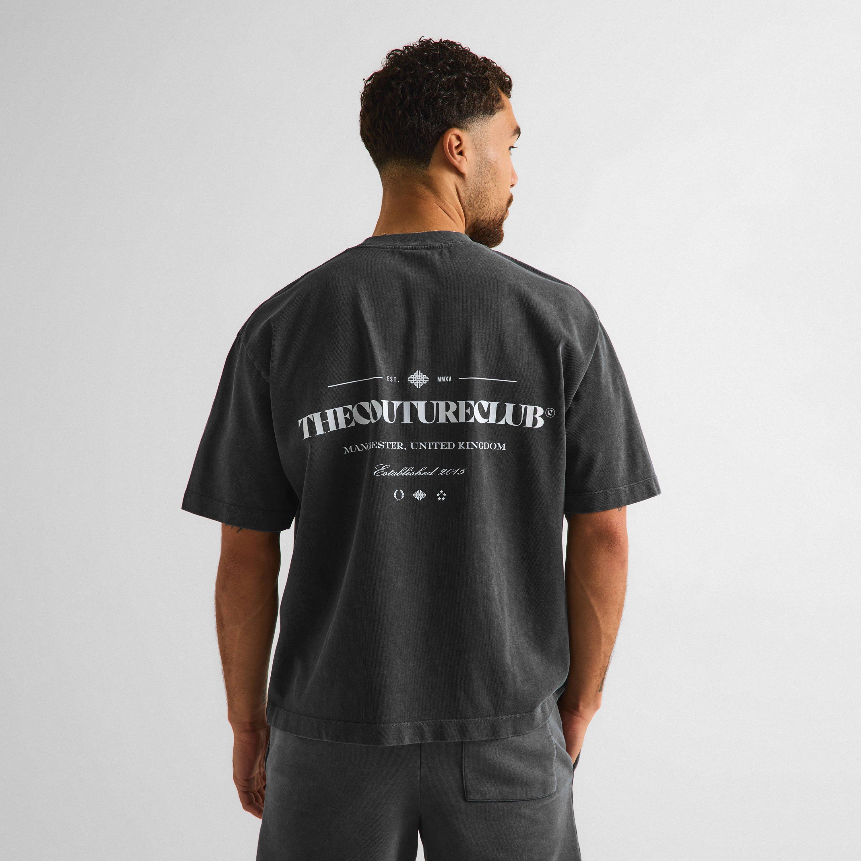 Black - The Couture Club - Men's Oversized T-Shirt - 4