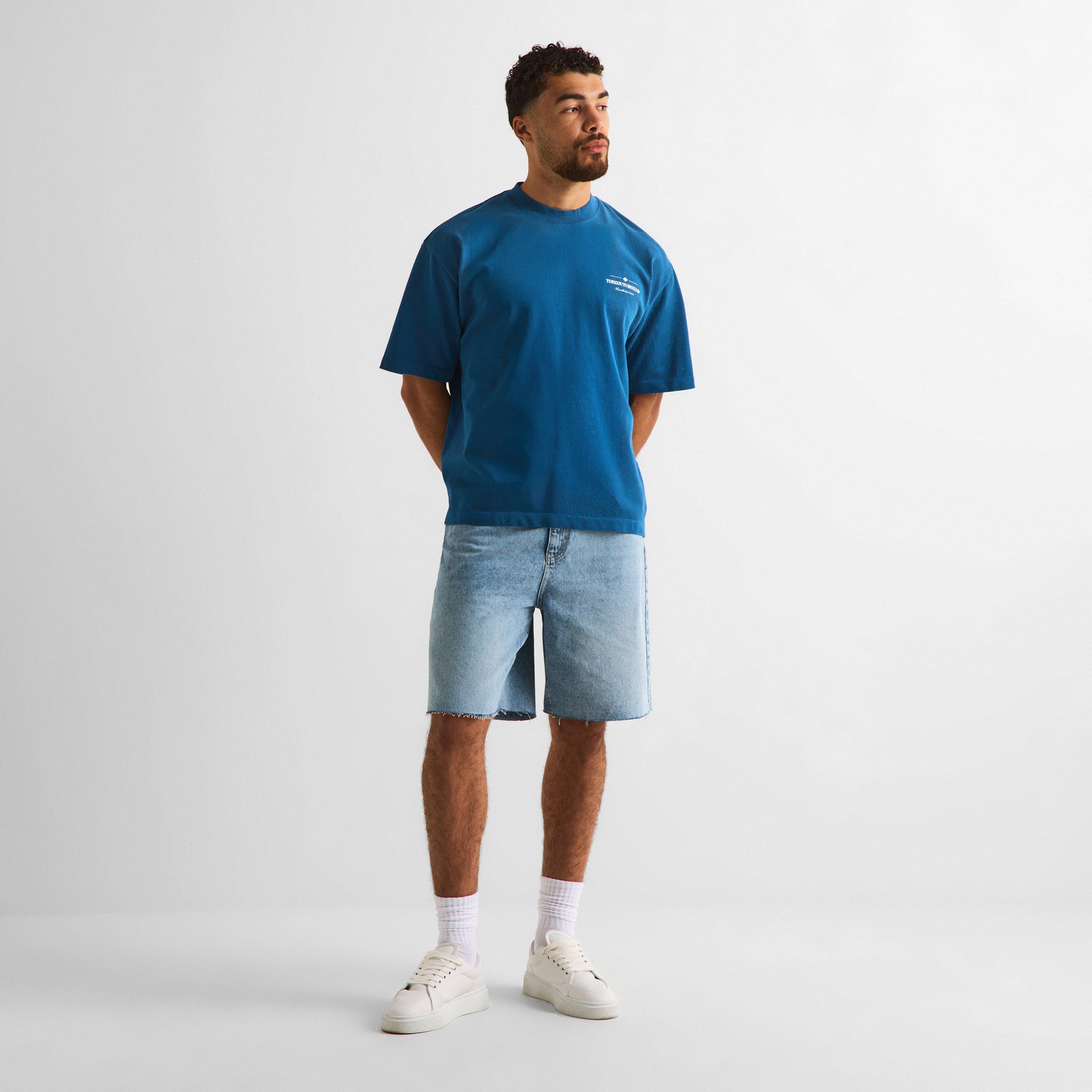 Cobalt - The Couture Club - Men's Oversized T-Shirt - 6