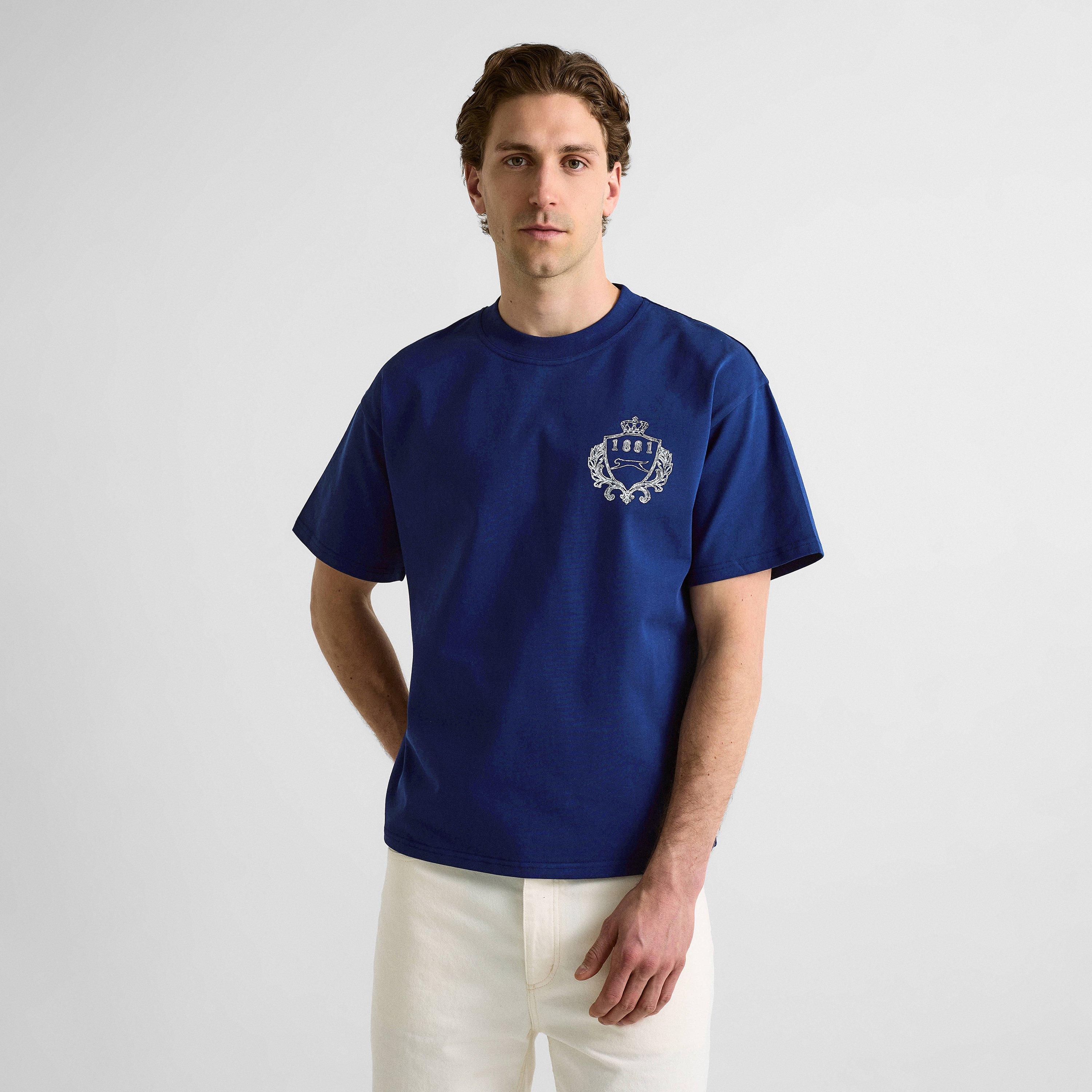 Blue - Slazenger Off-Court - Mens Off-Court Emblem T-Shirt - 3