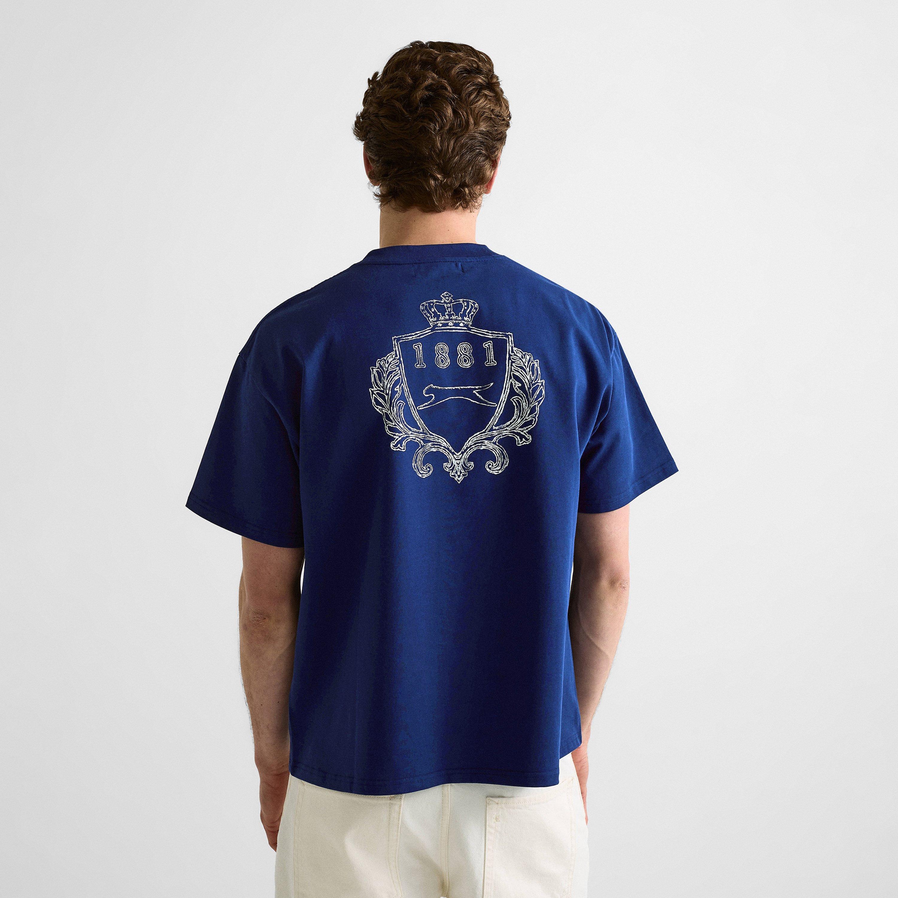 Blue - Slazenger Off-Court - Mens Off-Court Emblem T-Shirt - 4