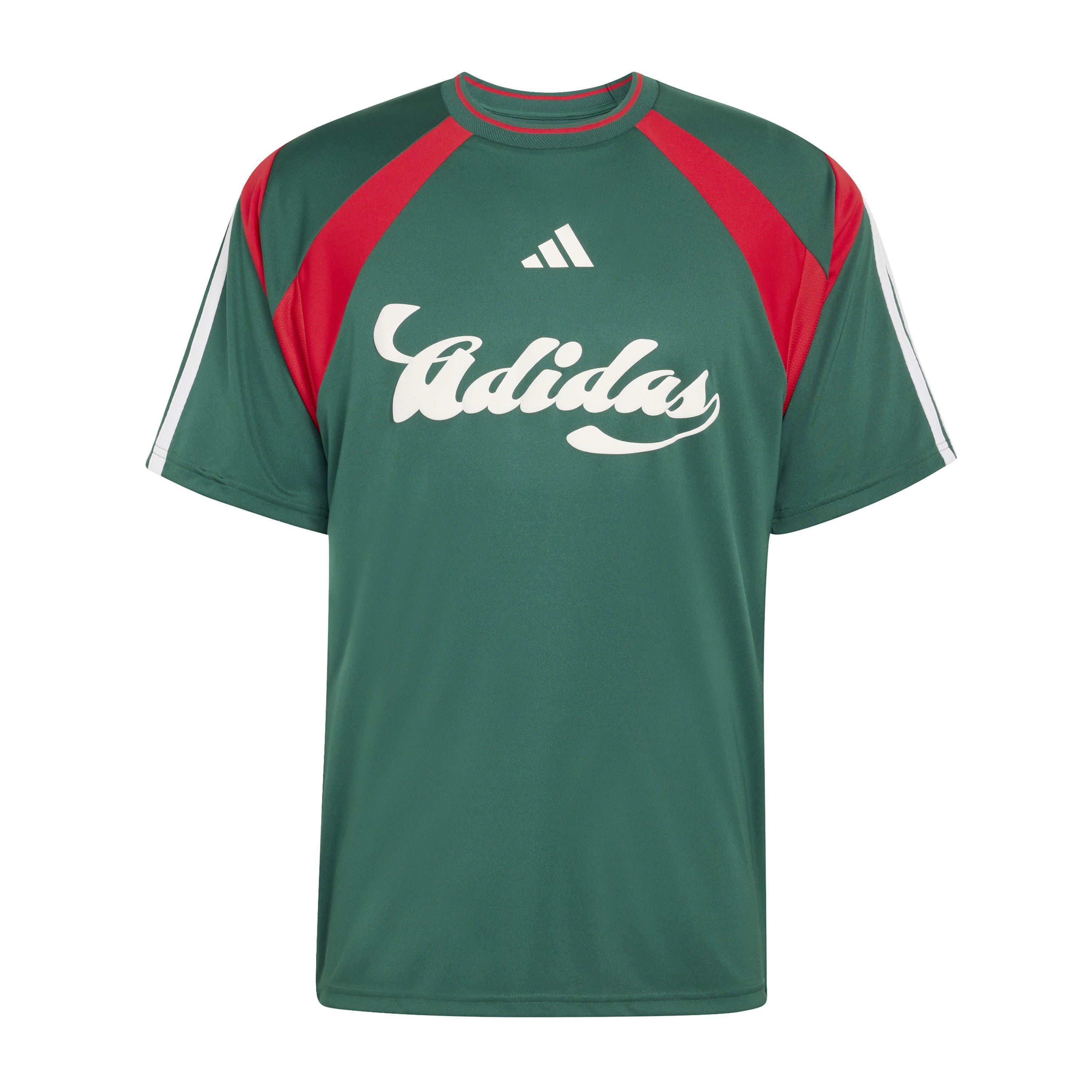 Green/Scarlet - adidas - Men's T-Shirt - 1