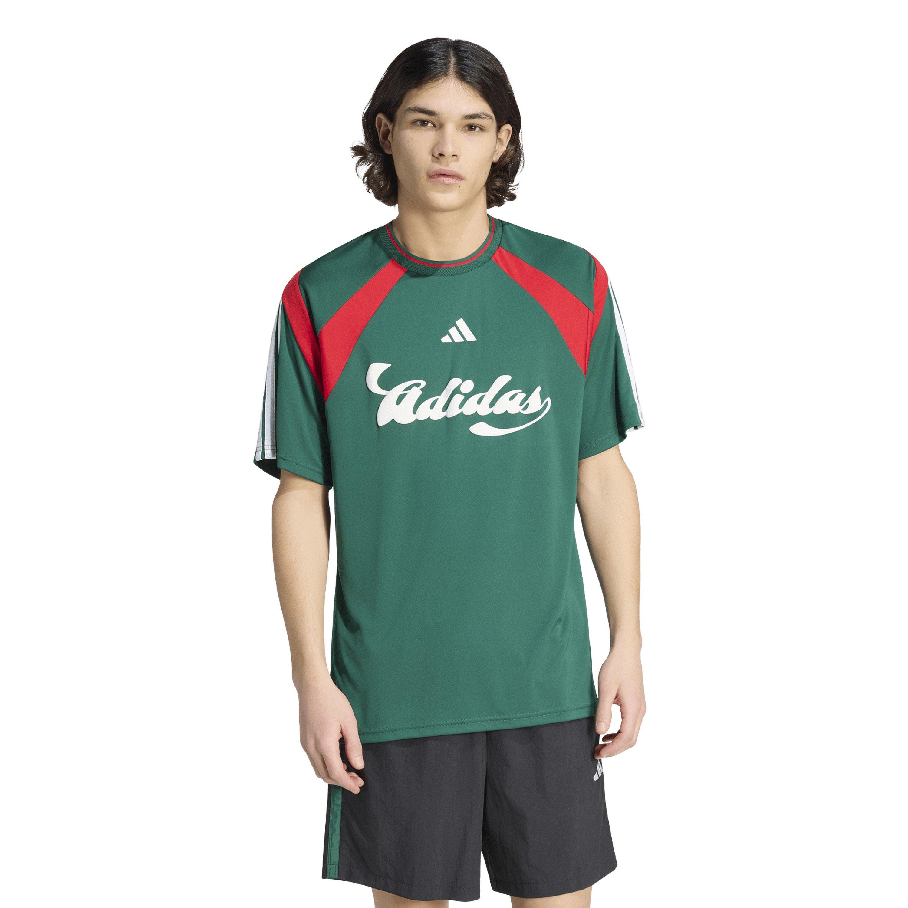 Green/Scarlet - adidas - Men's T-Shirt - 2