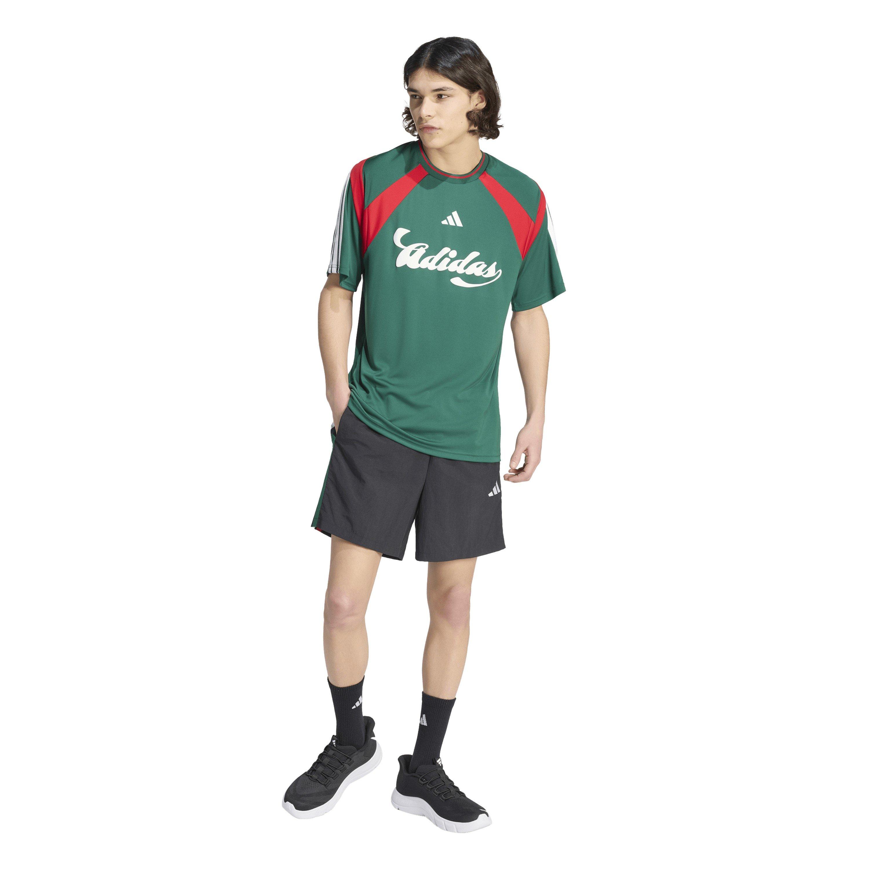 Green/Scarlet - adidas - Men's T-Shirt - 6