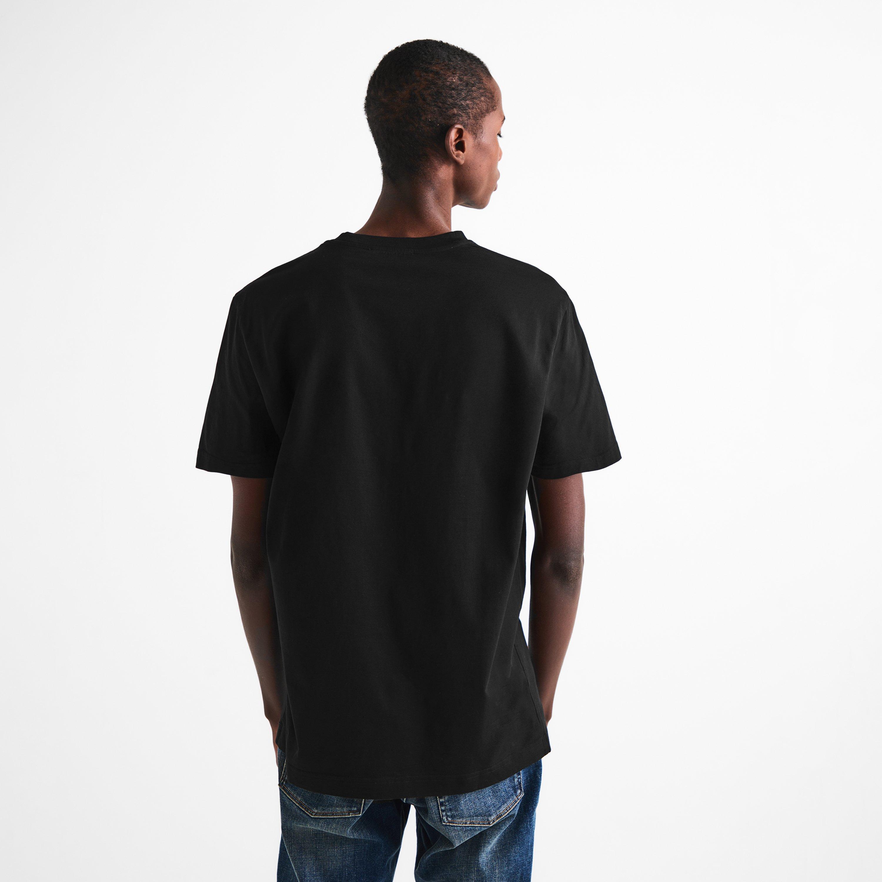 Black - Dolce and Gabbana - Men's Logo Milano T-Shirt - 4