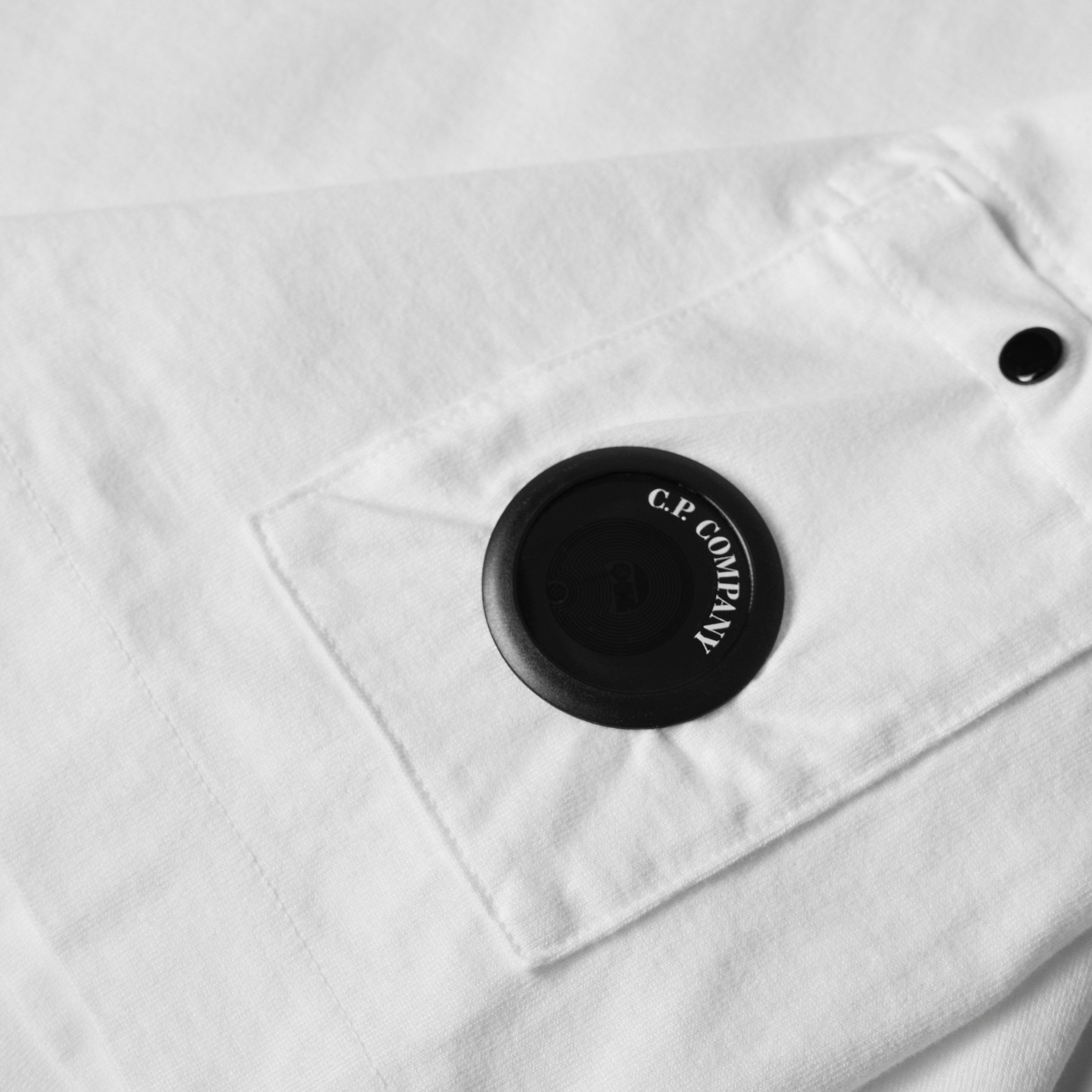 Gauze White 103 - CP Company - Men's T-Shirt - 3