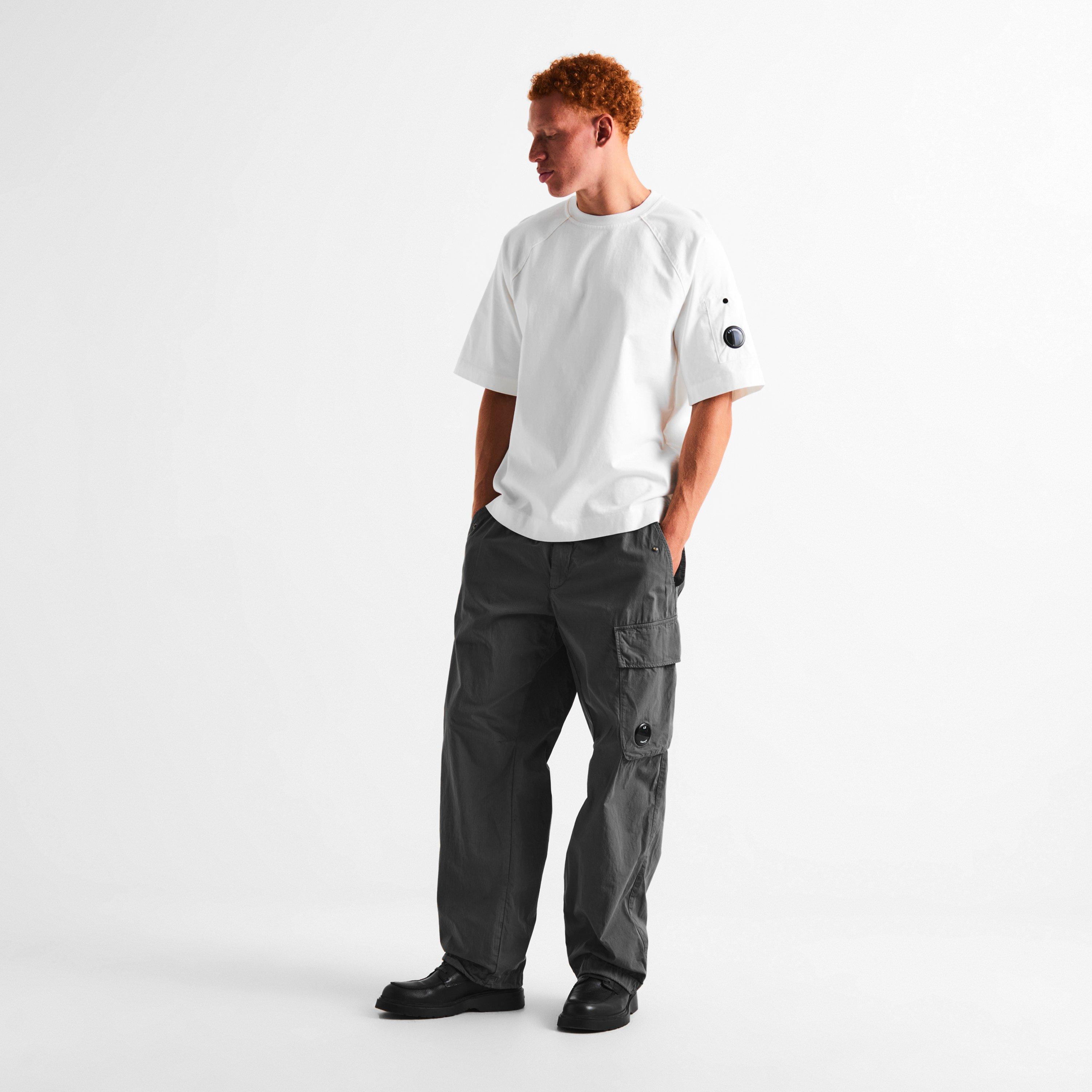 Gauze White 103 - CP Company - Men's T-Shirt - 6