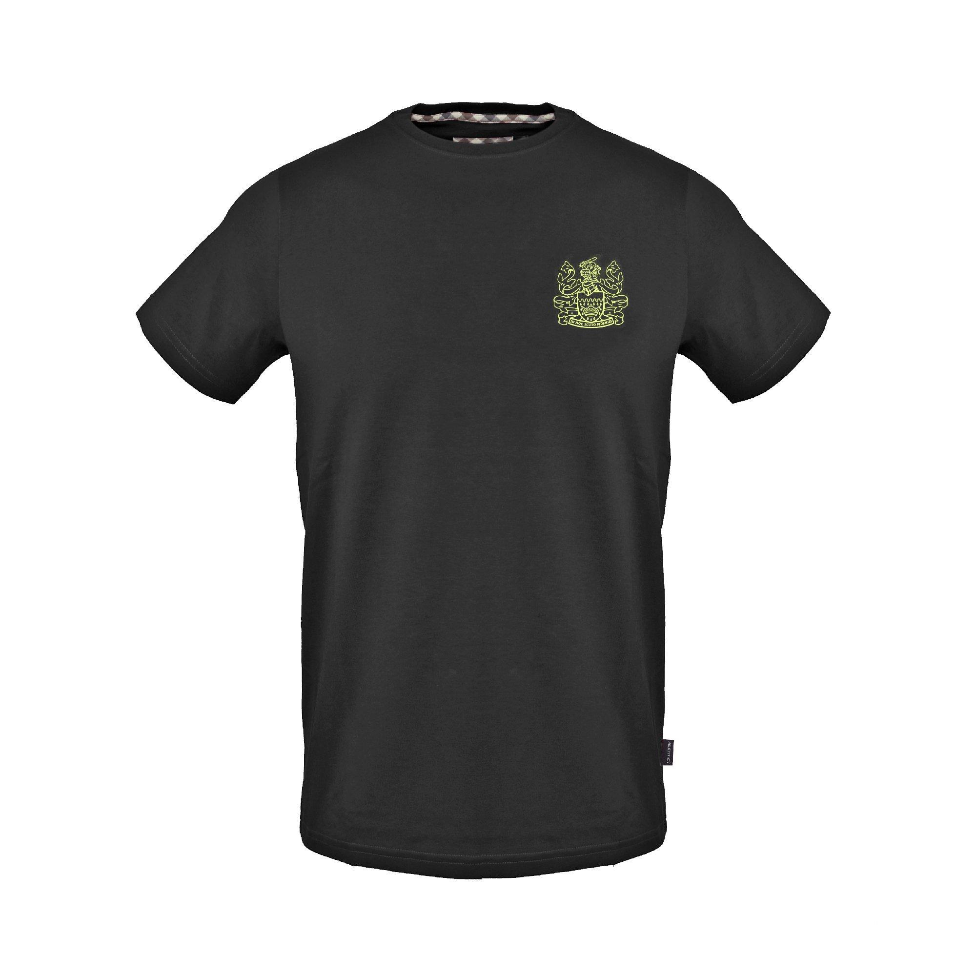 Black - Aquascutum - Men's T-Shirt - 1