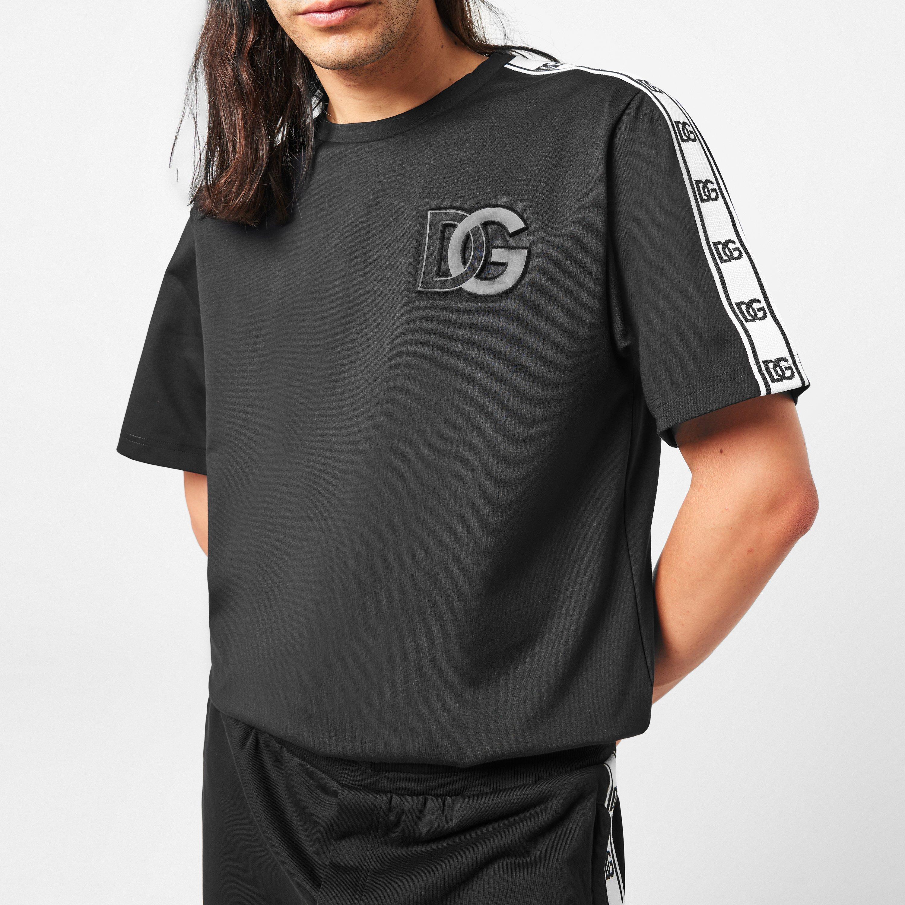 Dolce & Gabbana SUPERMODEL ロゴ Tシャツ Dolce & Gabbana DG Logo Embossed T-Shirt | Sendegaro US