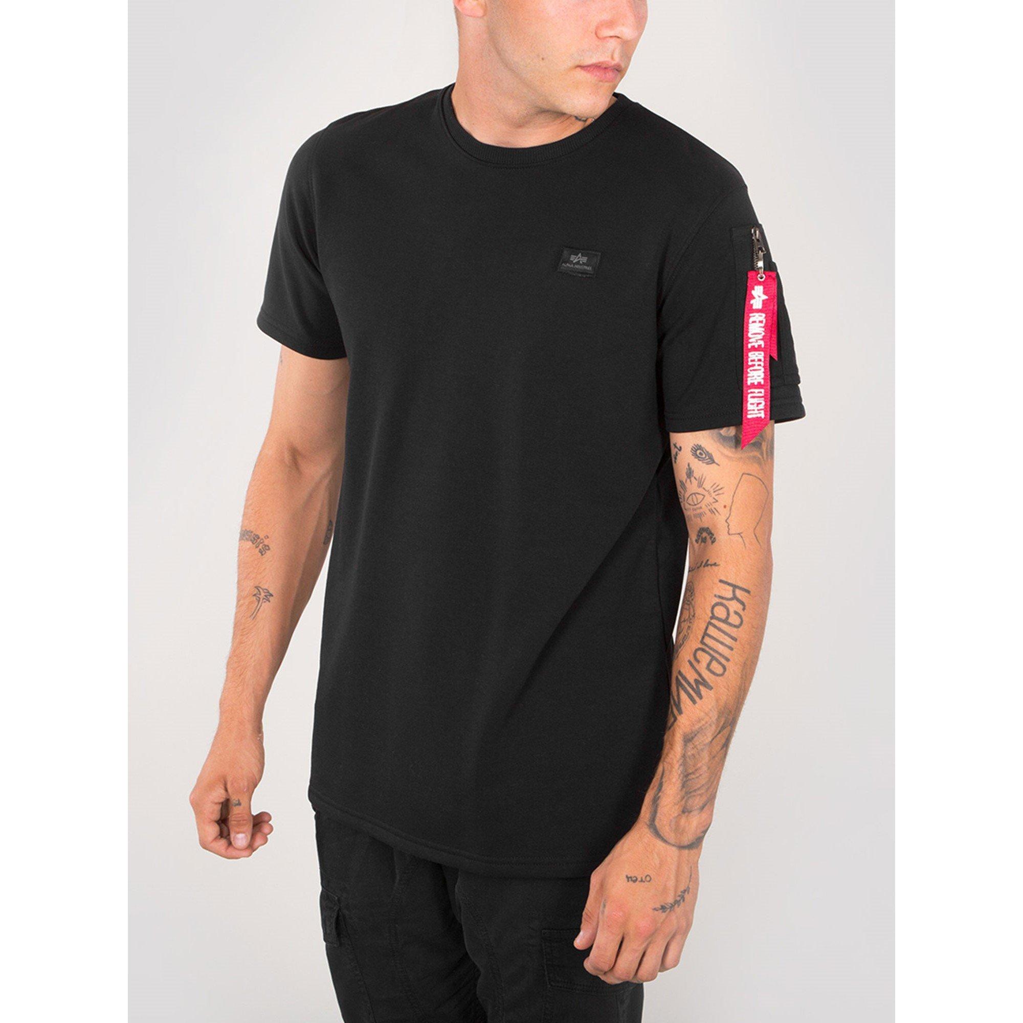Black - Alpha Industries - X-Fit Heavy T Shirt - 3