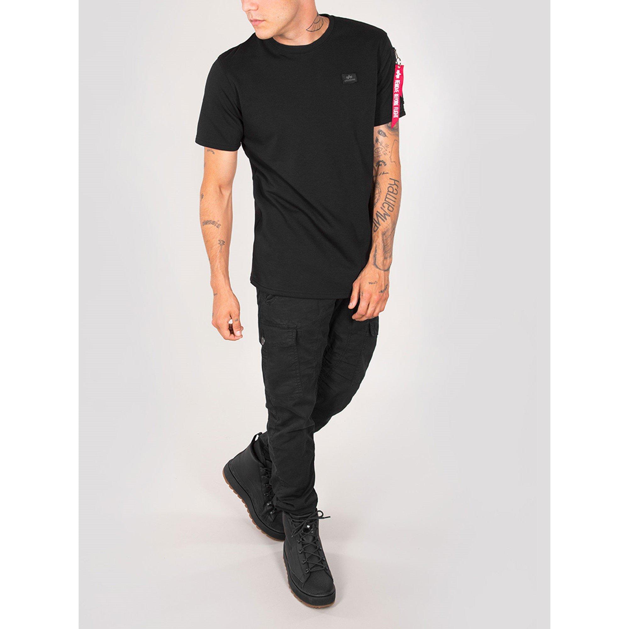 Black - Alpha Industries - X-Fit Heavy T Shirt - 7