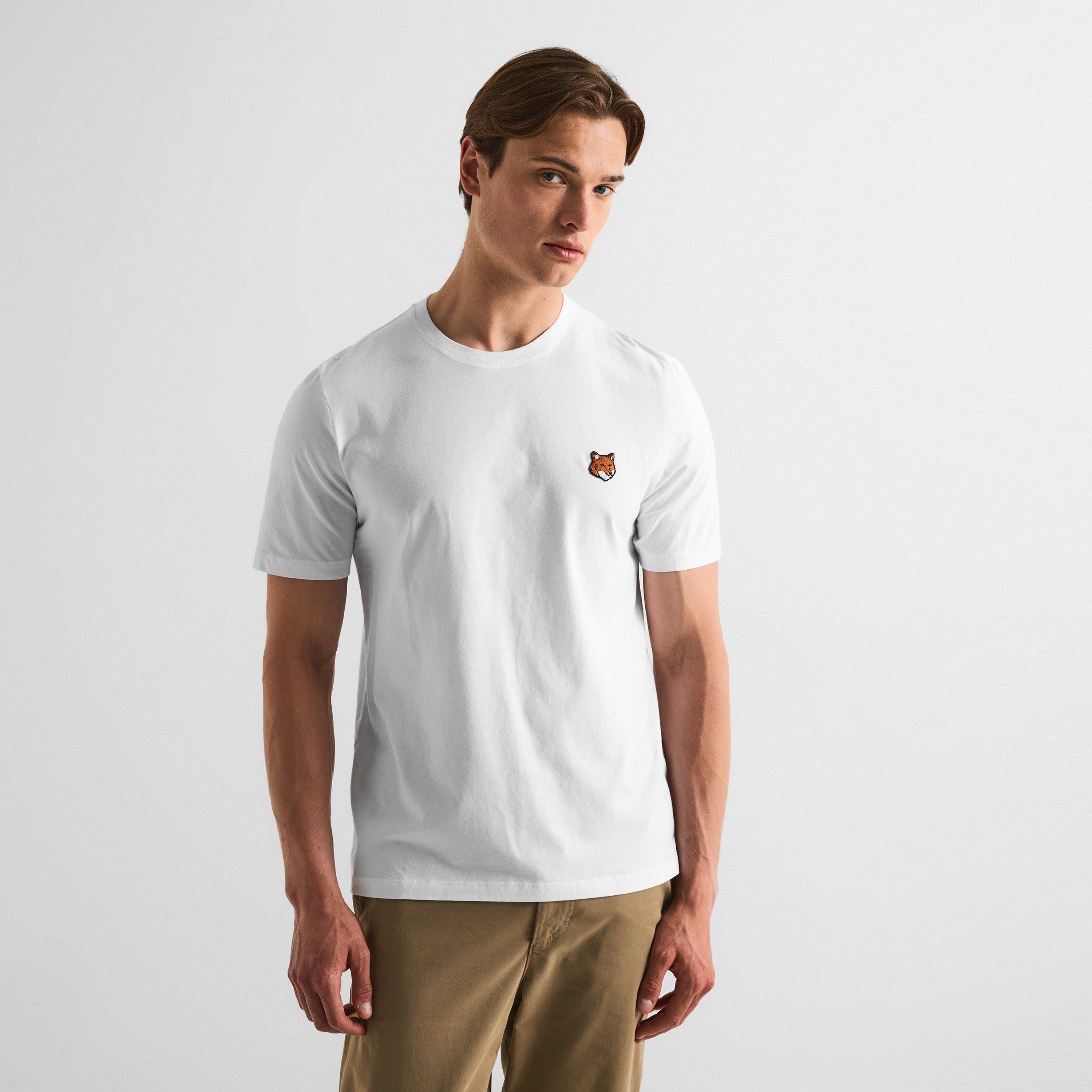 White - Maison Kitsune - Men's Fox Hood T-Shirt - 3