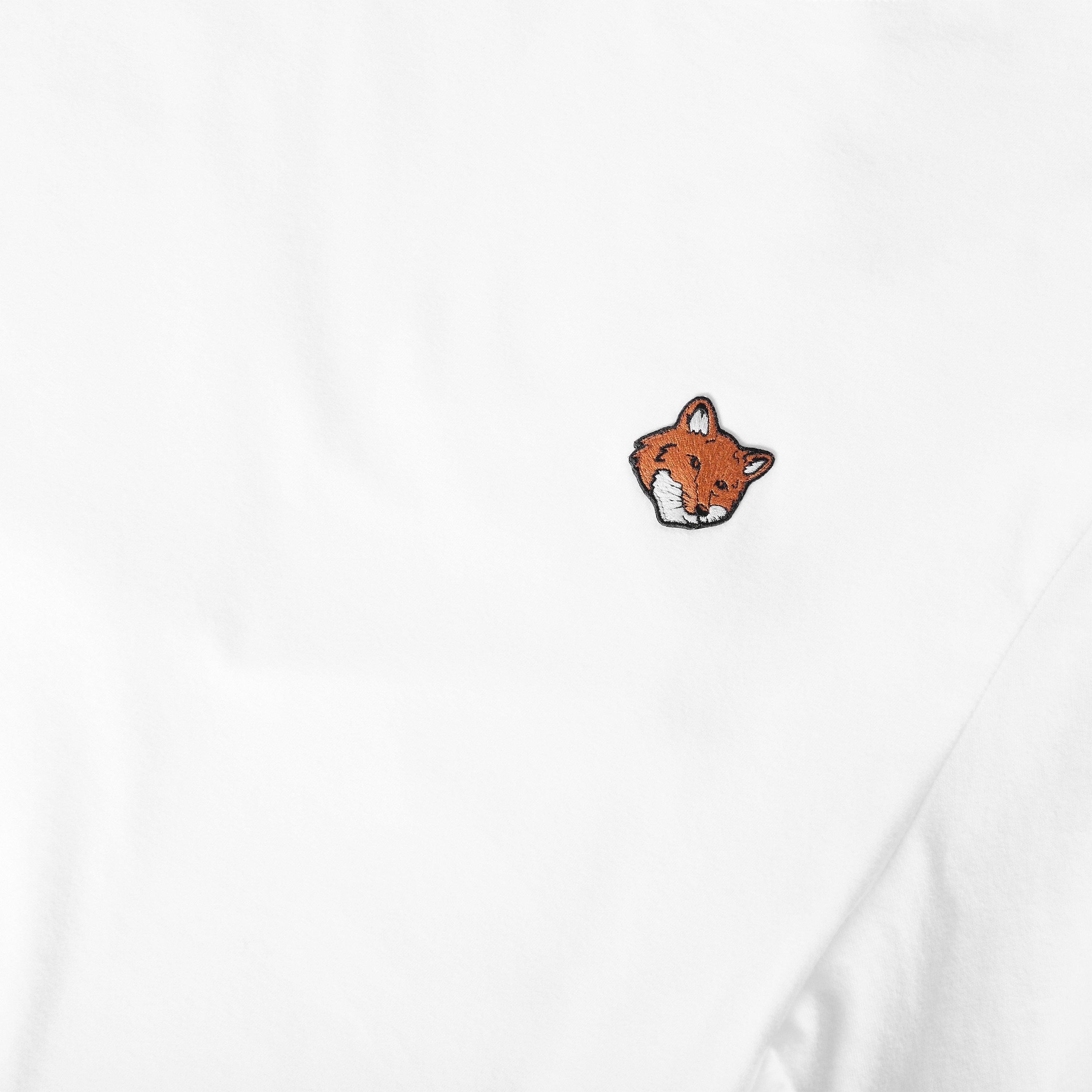 White - Maison Kitsune - Men's Fox Hood T-Shirt - 5