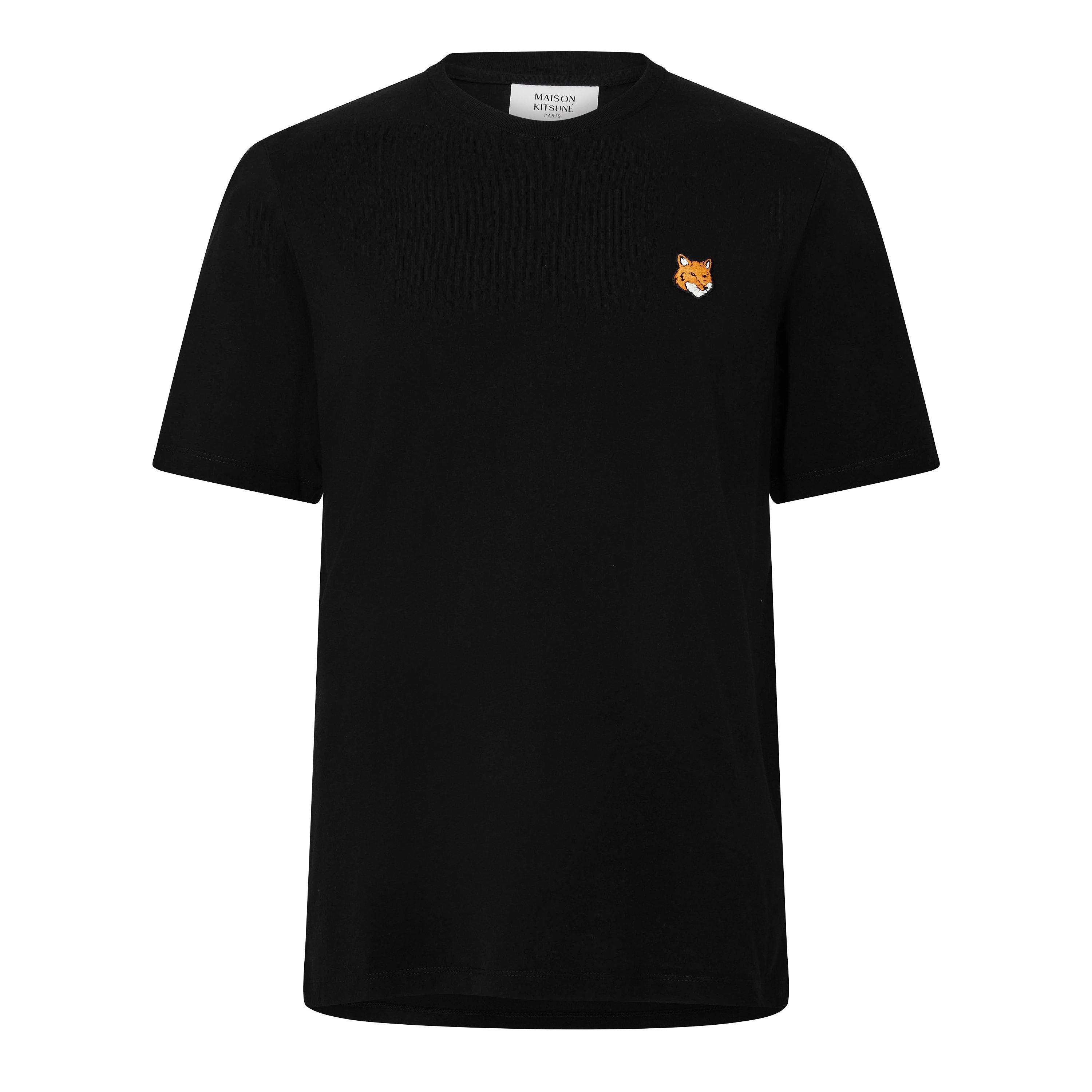 Maison Kitsune Men's Fox Hood T-Shirt - Black - Medium
