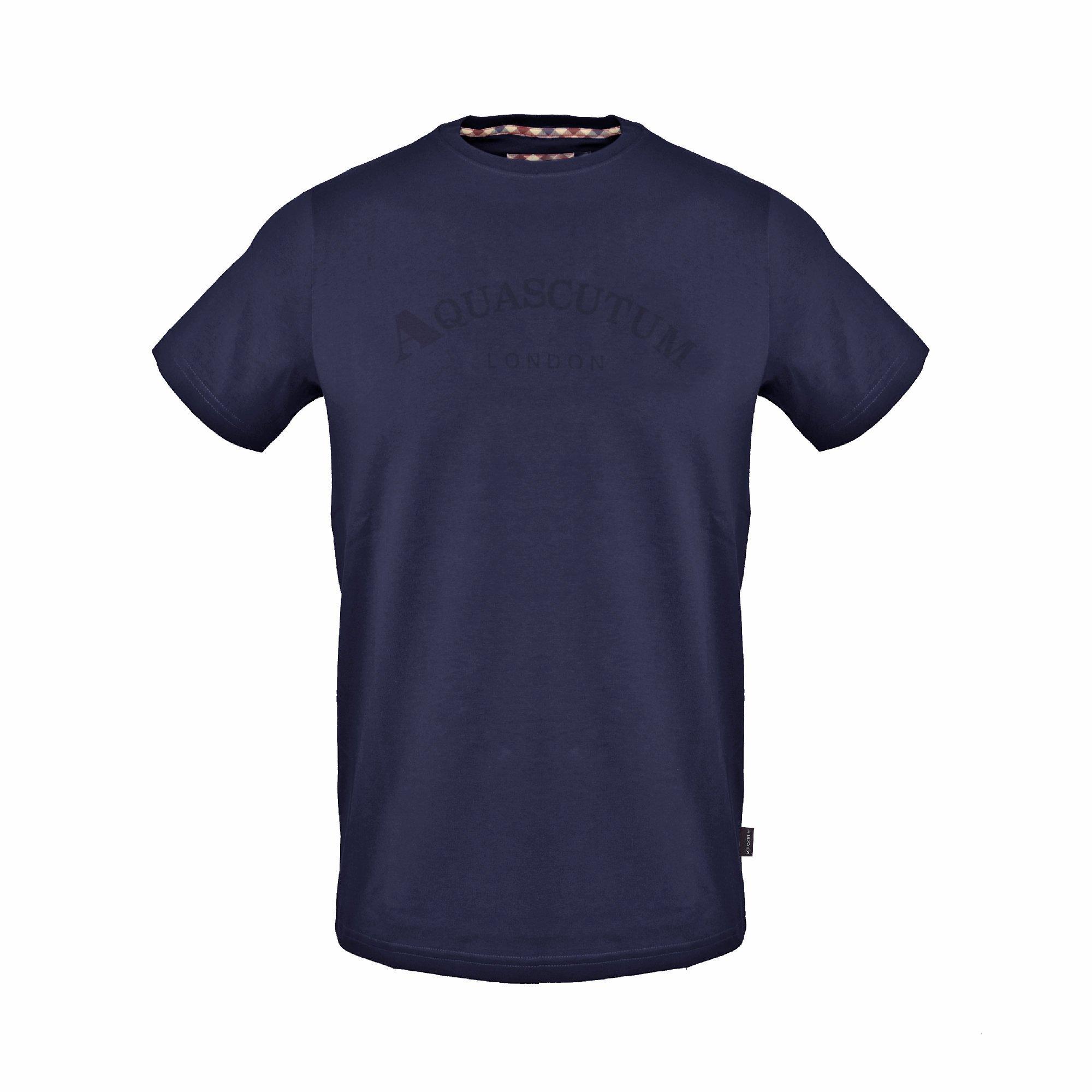 Navy - Aquascutum - Men's T-Shirt - 1