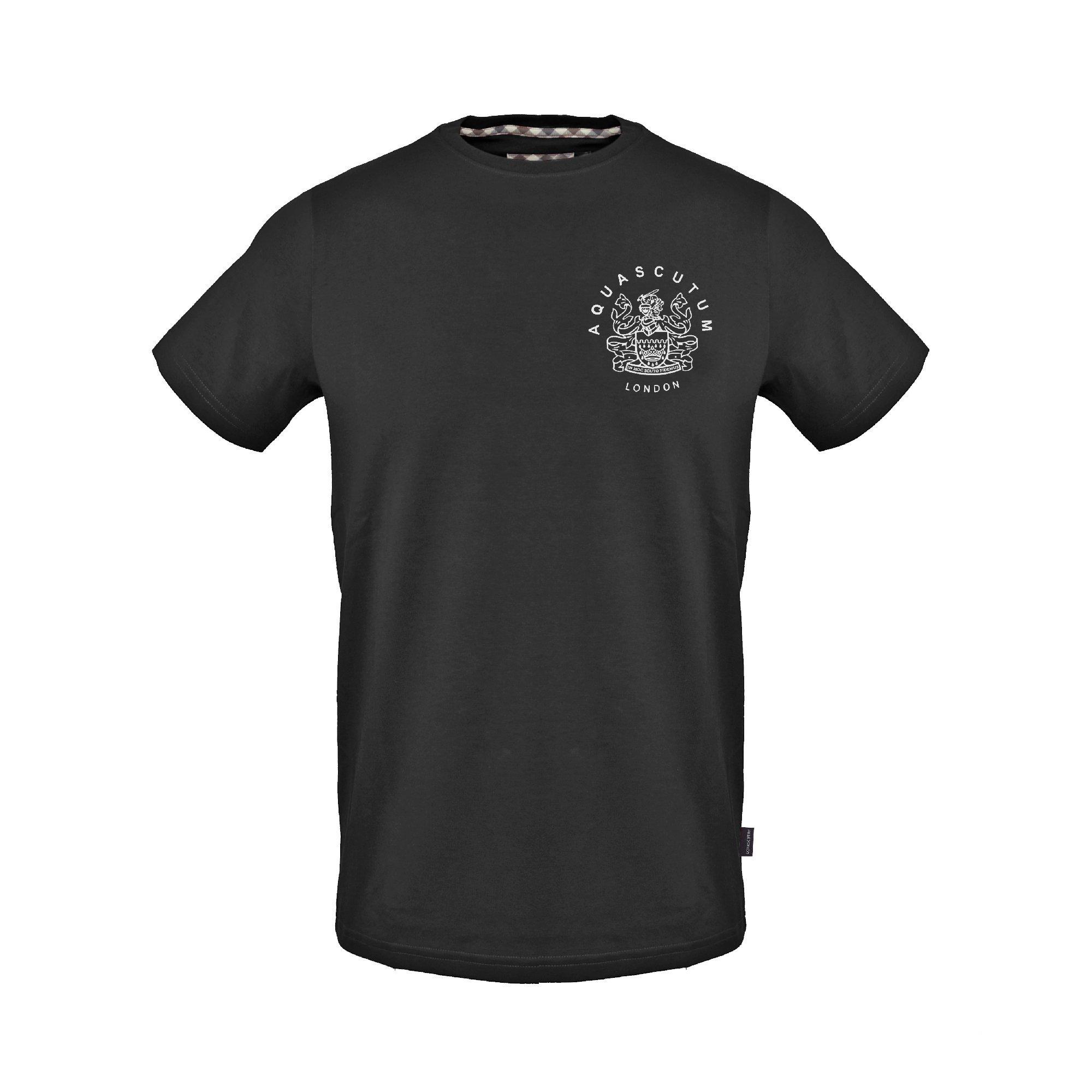 Black - Aquascutum - Men's T-Shirt - 1