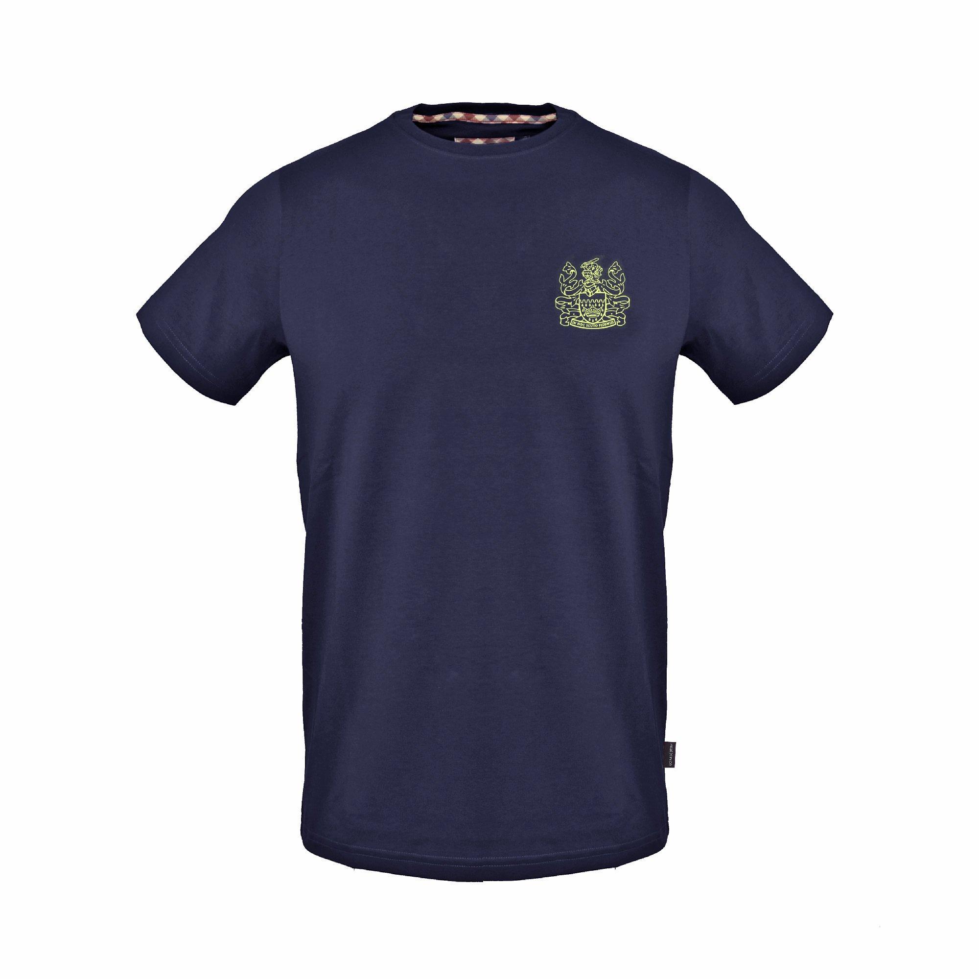 Navy - Aquascutum - Men's T-Shirt - 1