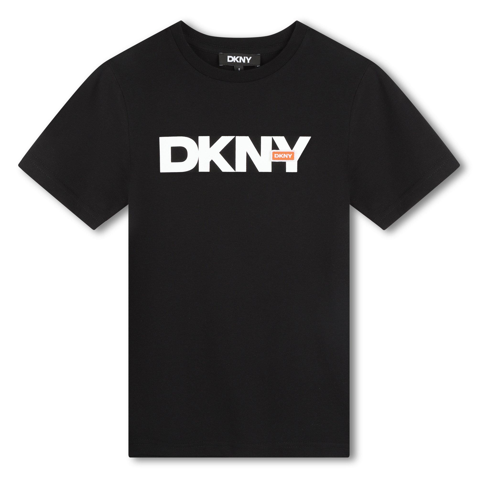 Dkny  Kids ' Logo T-Shirt - Black 09B - 14Y