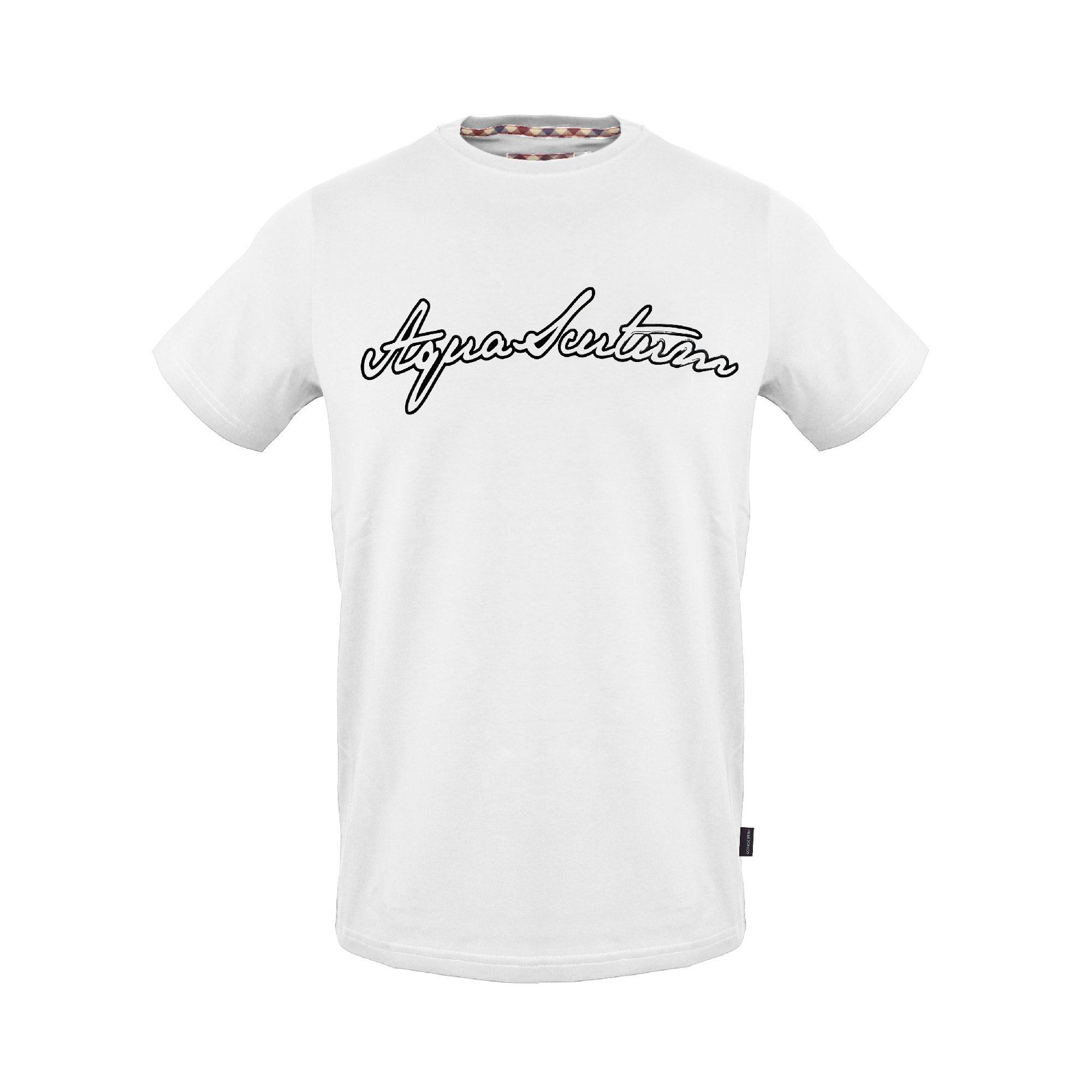 White - Aquascutum - Men's T-Shirt - 1