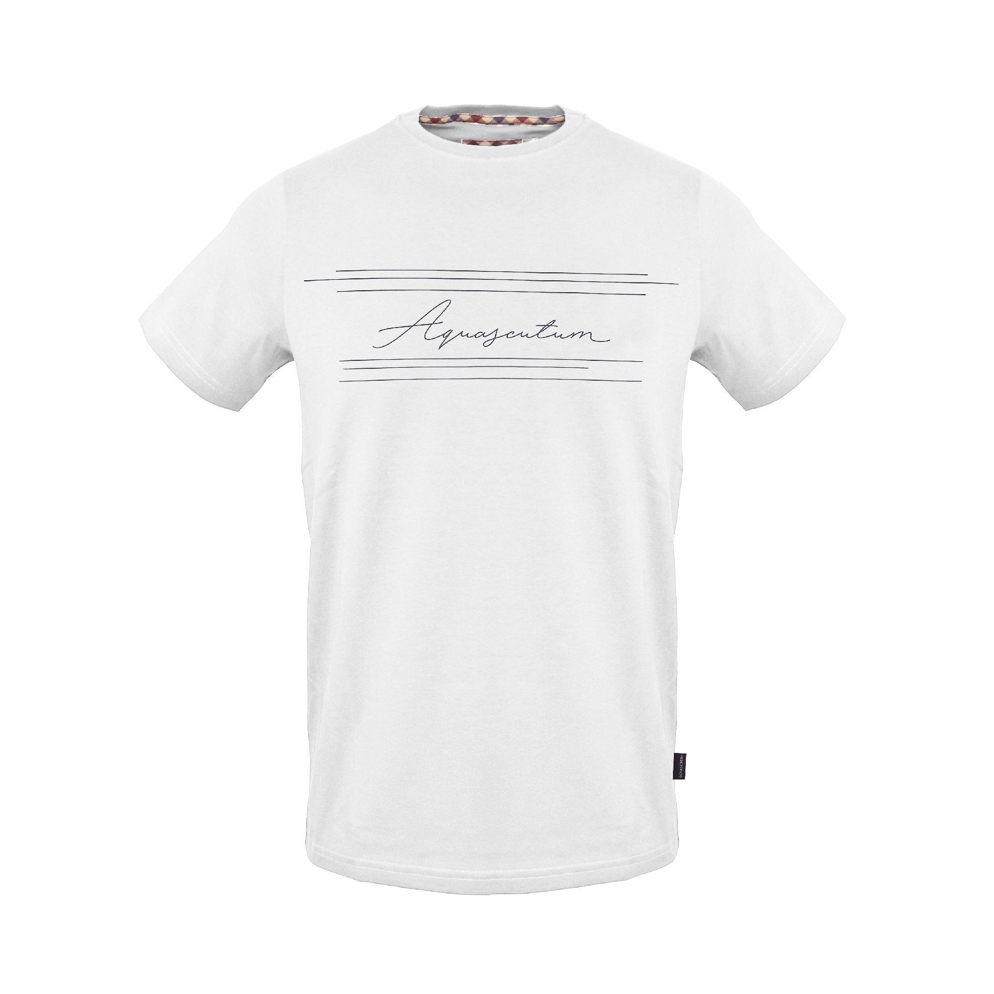White - Aquascutum - Men's T-Shirt - 1