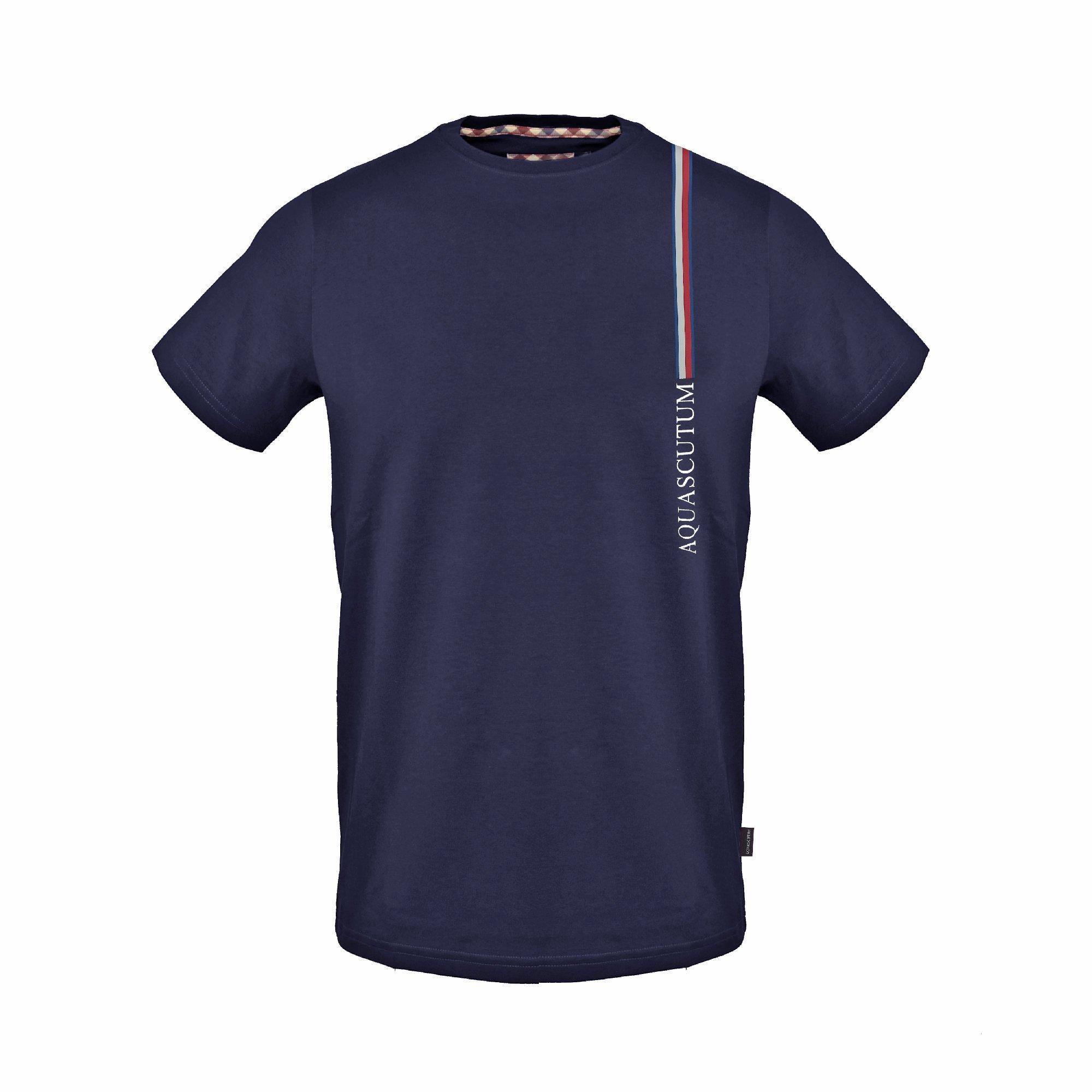Navy - Aquascutum - Men's T-Shirt - 1