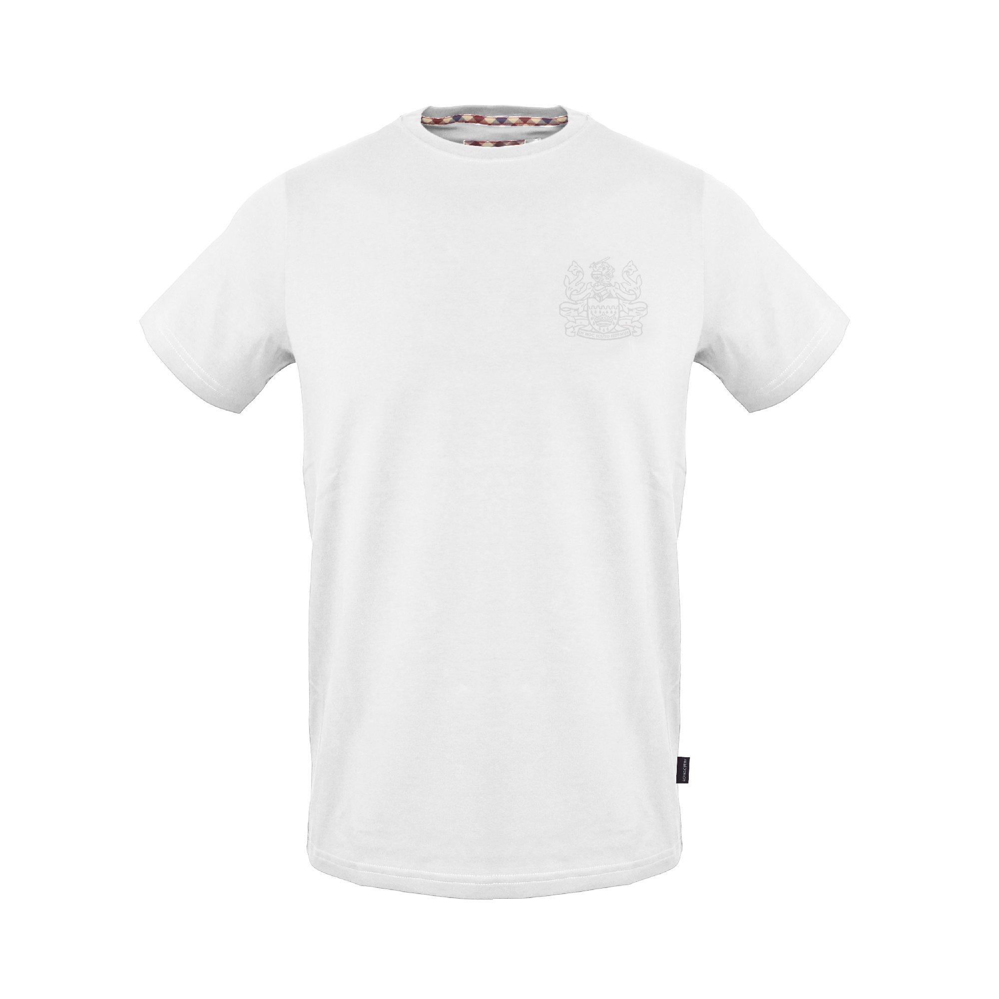 Aquascutum Men's T-Shirt - White - Medium