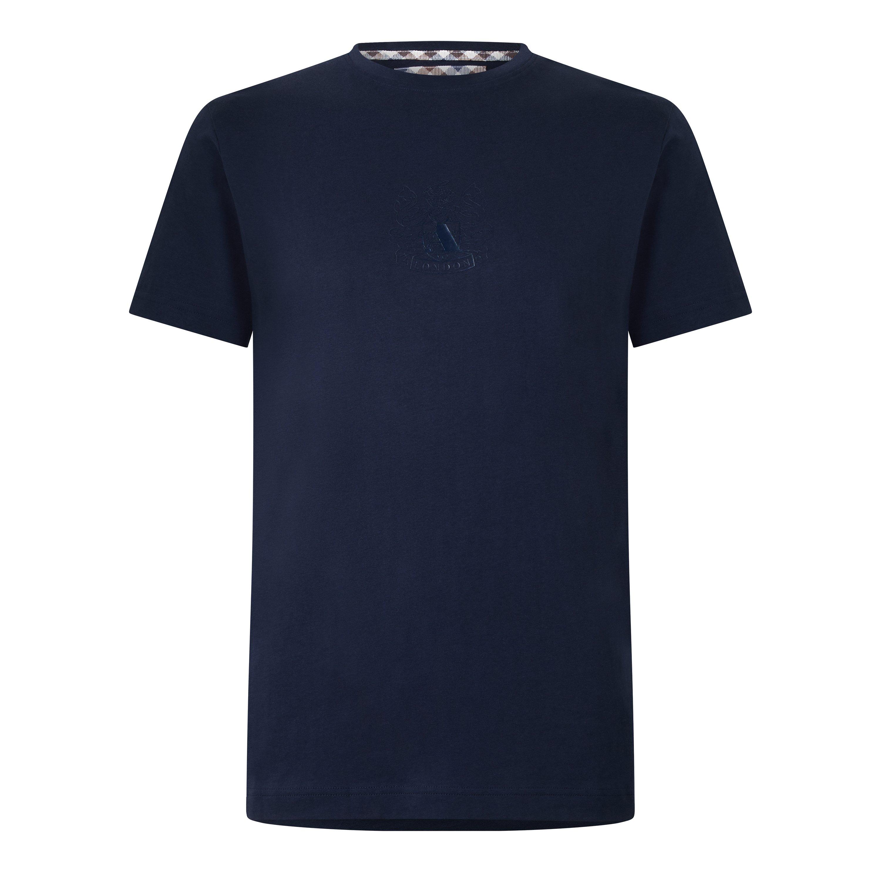 Navy - Aquascutum - Men's T-Shirt - 1