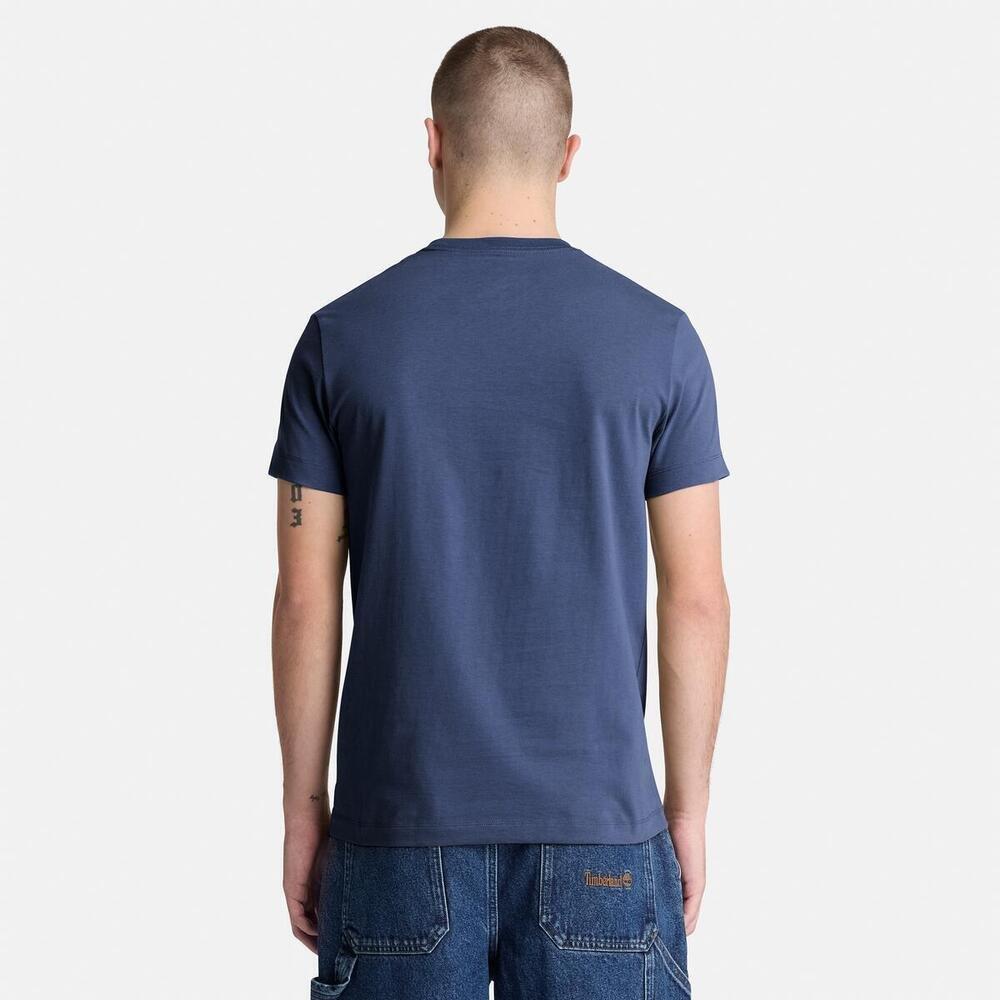 Navy - Timberland - Timb Dunstan Tee Sn00 - 3