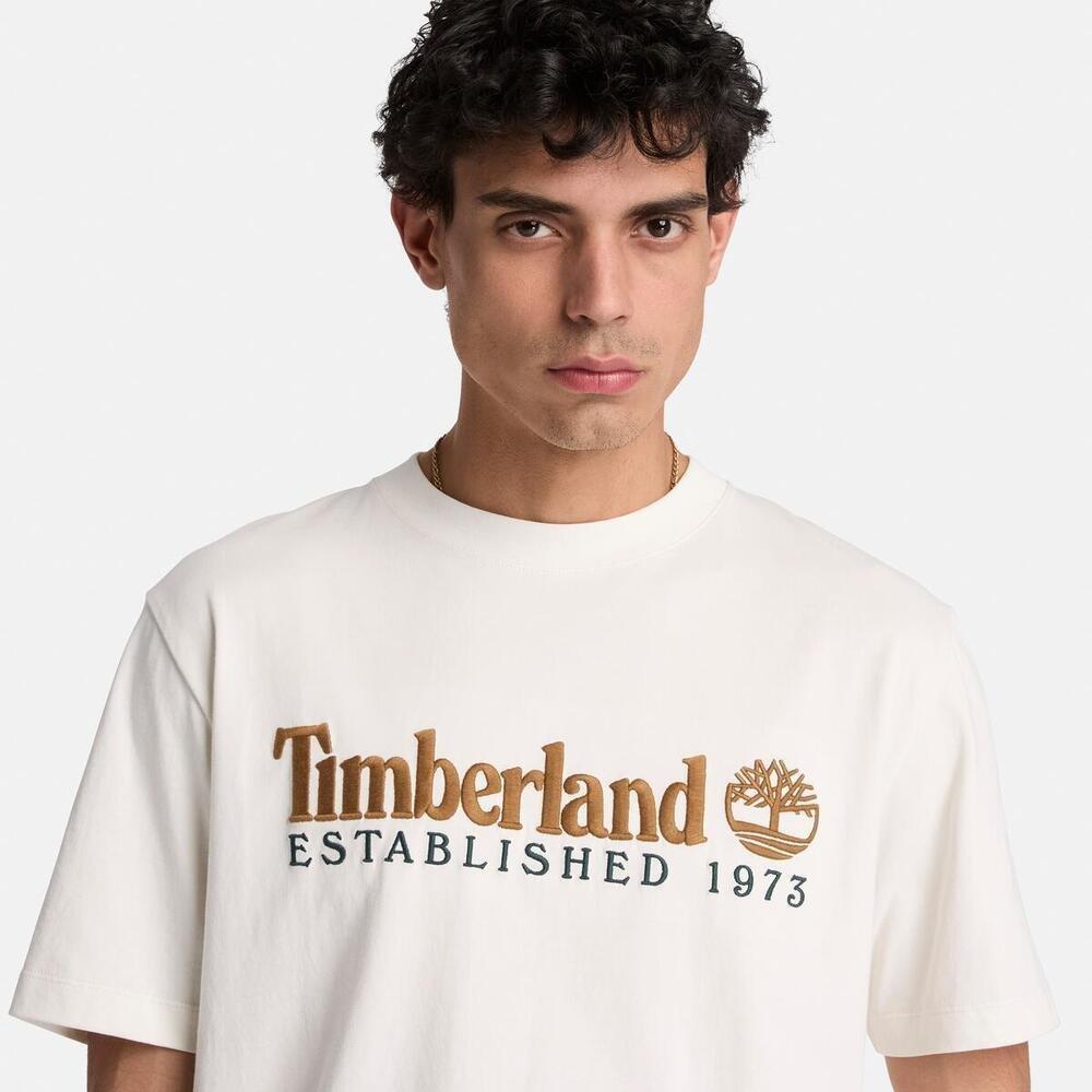 Vintage White - Timberland - Timb Est. Tee Sn64 - 2