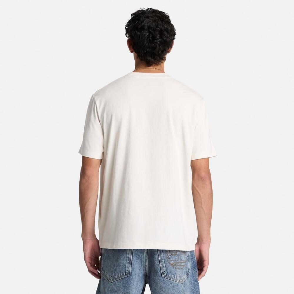 Vintage White - Timberland - Timb Est. Tee Sn64 - 3
