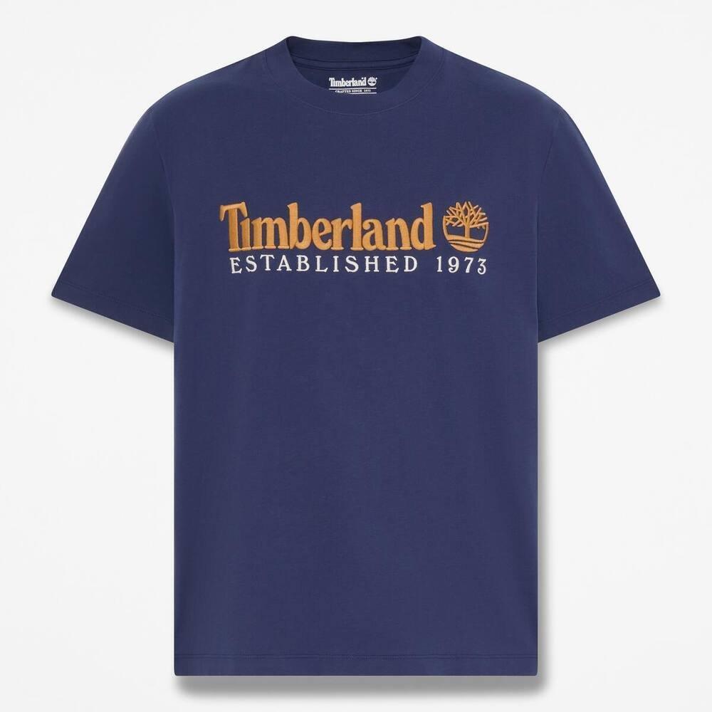 Navy - Timberland - Timb Est. Tee Sn64 - 1
