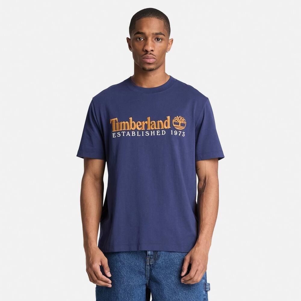 Navy - Timberland - Timb Est. Tee Sn64 - 2