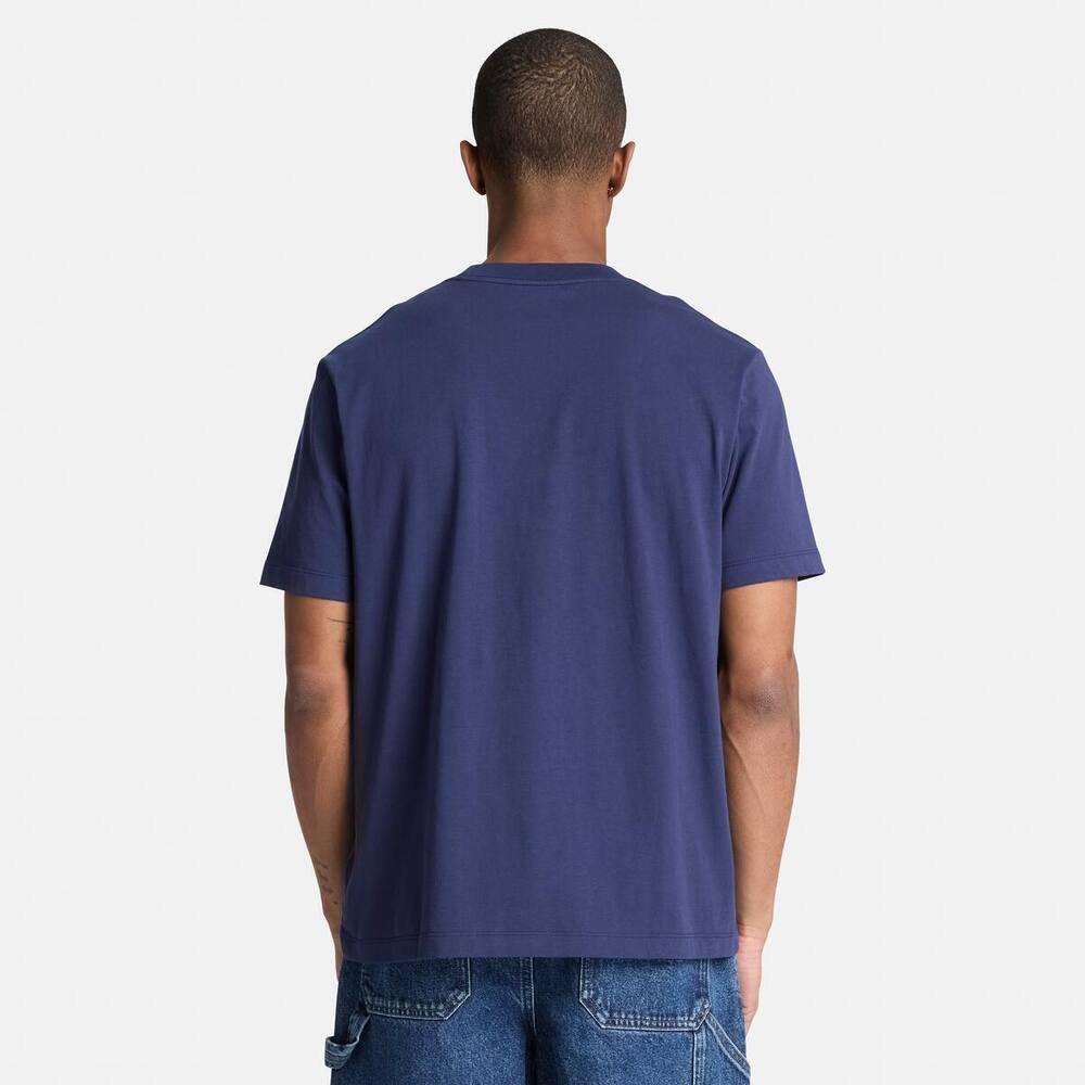 Navy - Timberland - Timb Est. Tee Sn64 - 3