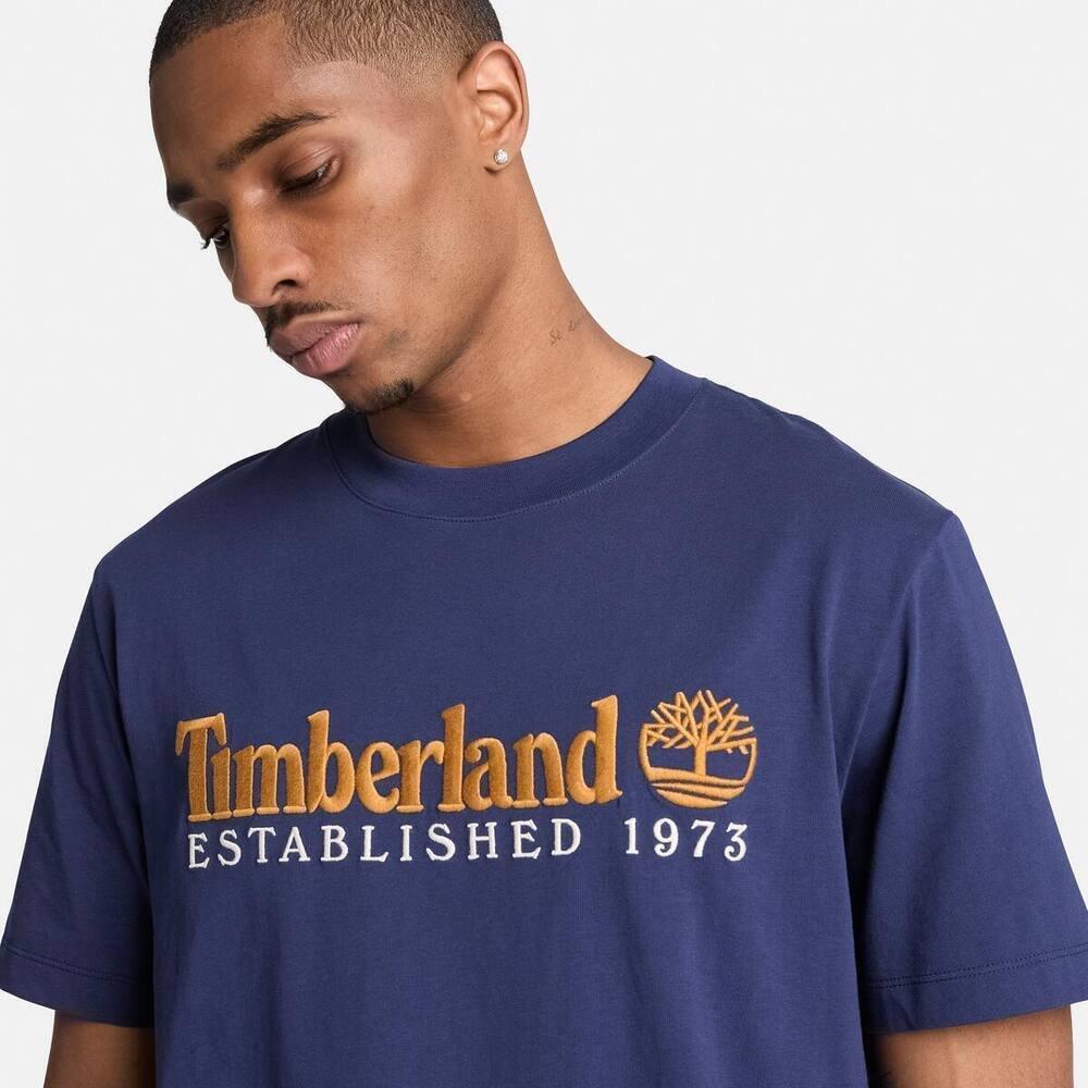 Navy - Timberland - Timb Est. Tee Sn64 - 4