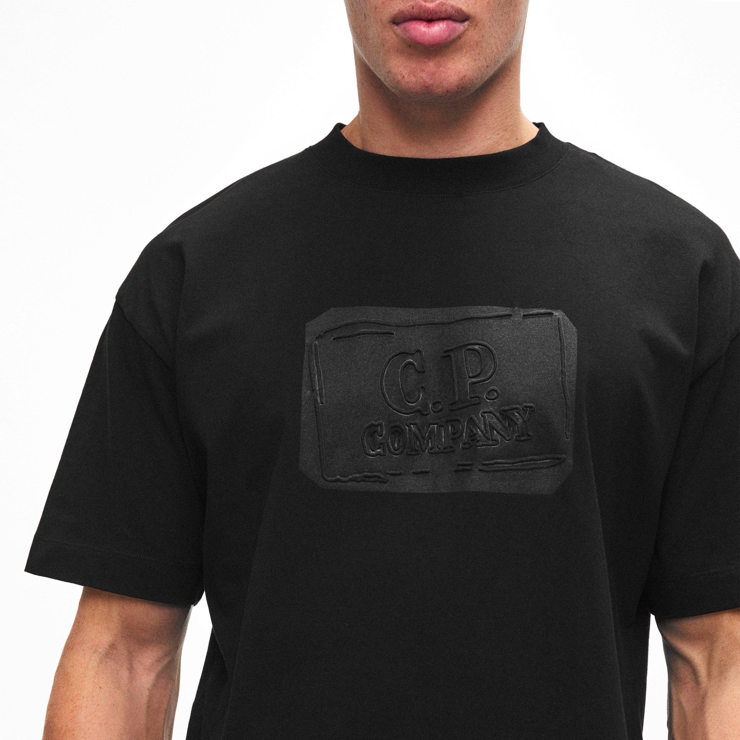 Black 999 - CP Company - Men's Logo T-Shirt - 5