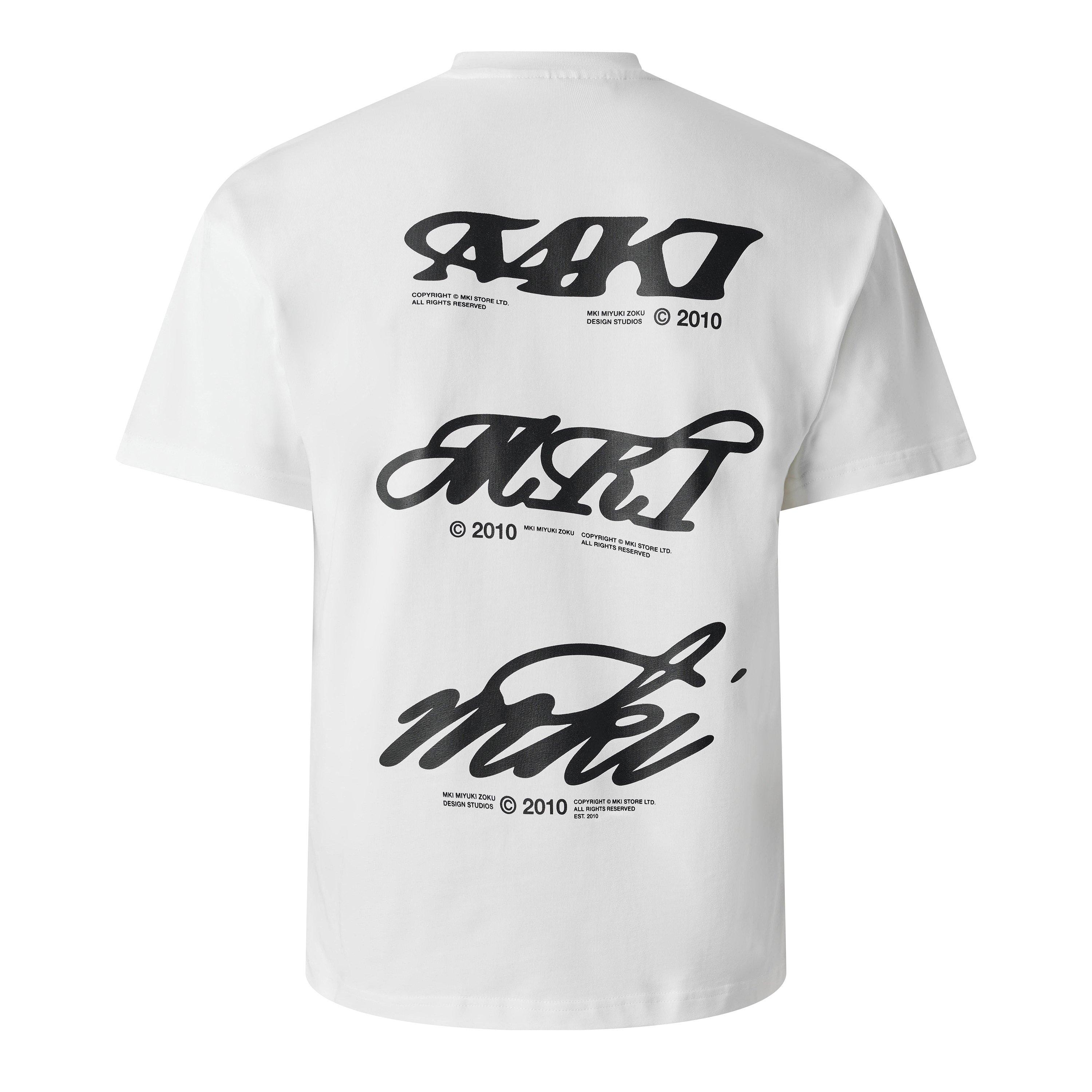 White - MKI MIYUKI ZOKU - Men's Stack Oversized Fit T-Shirt - 2